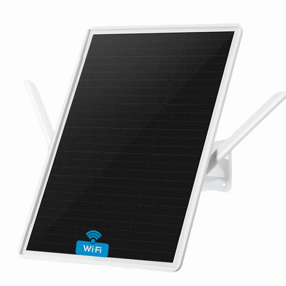 Repeteur WiFi Solaire Batterie Exterieur sans Fil, Puissant Amplificateur WiFi Couvre100-mètres, Outdoor répéteur WiFi Extender 2.4Ghz 300Mbps, Idéal pour Les Grands Espaces éloignés