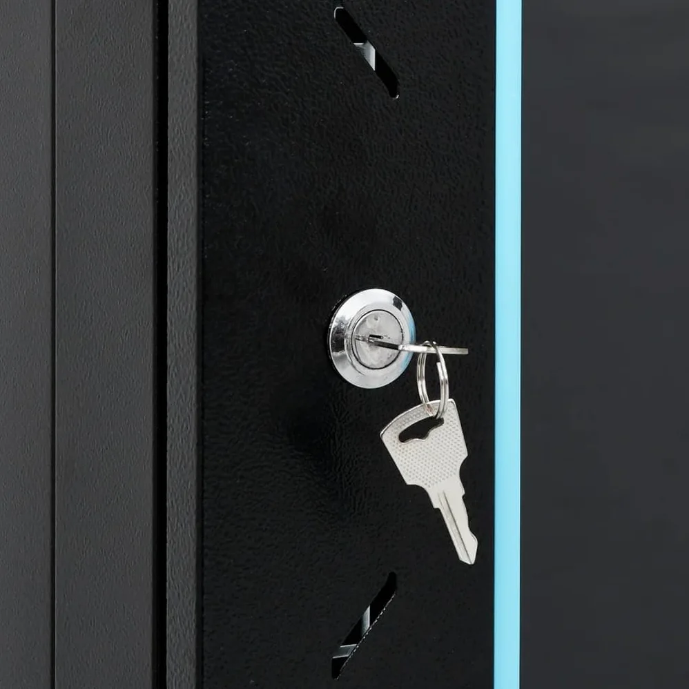 Armoire Rack Serveur, Armoire Réseau Coffret de réseau à Pieds pivotants 18U 19" IP20 60x60x100 cm