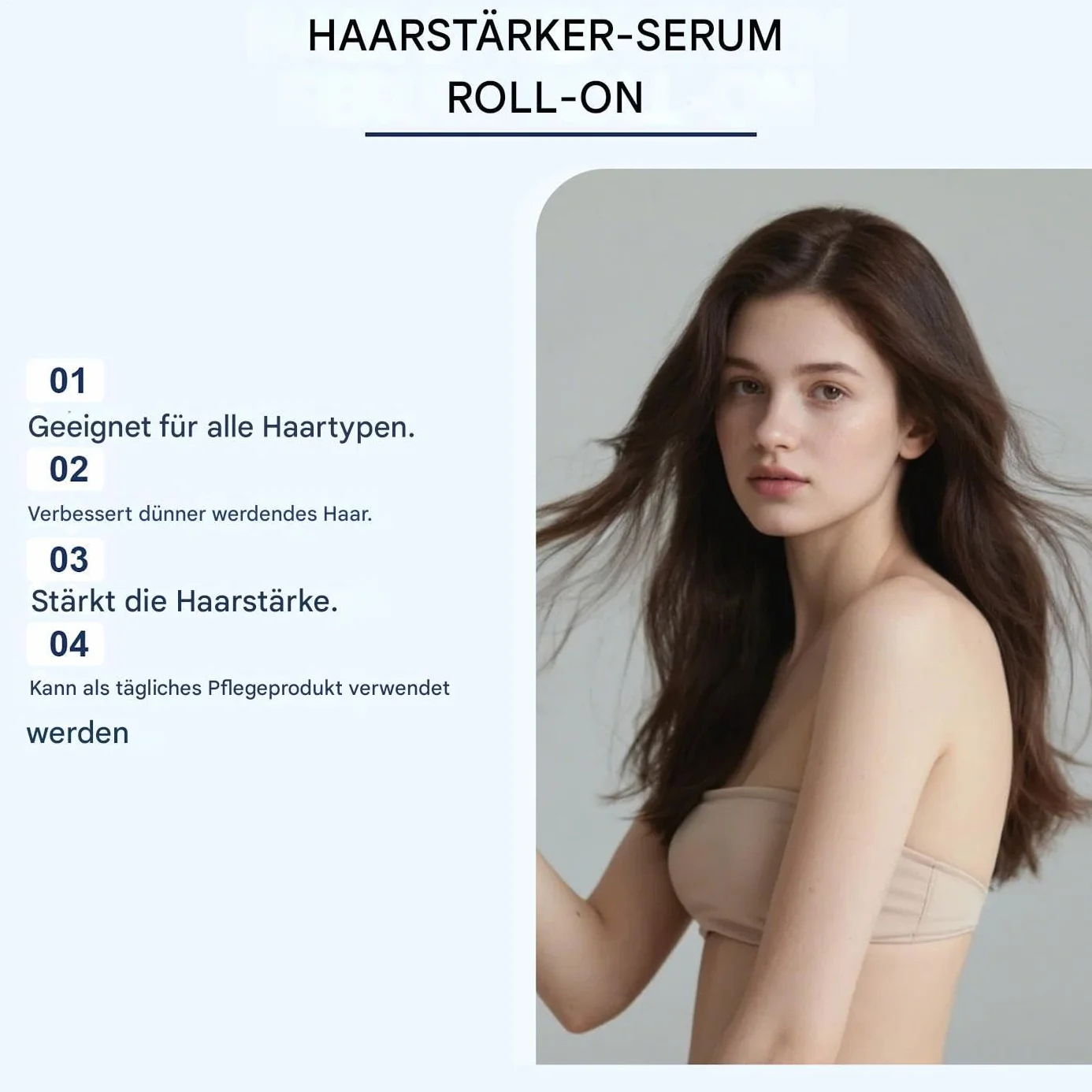 Sérum de croissance des cheveux 25 ml Stylo nourrissant Solution rouleau soin cuir chevelu