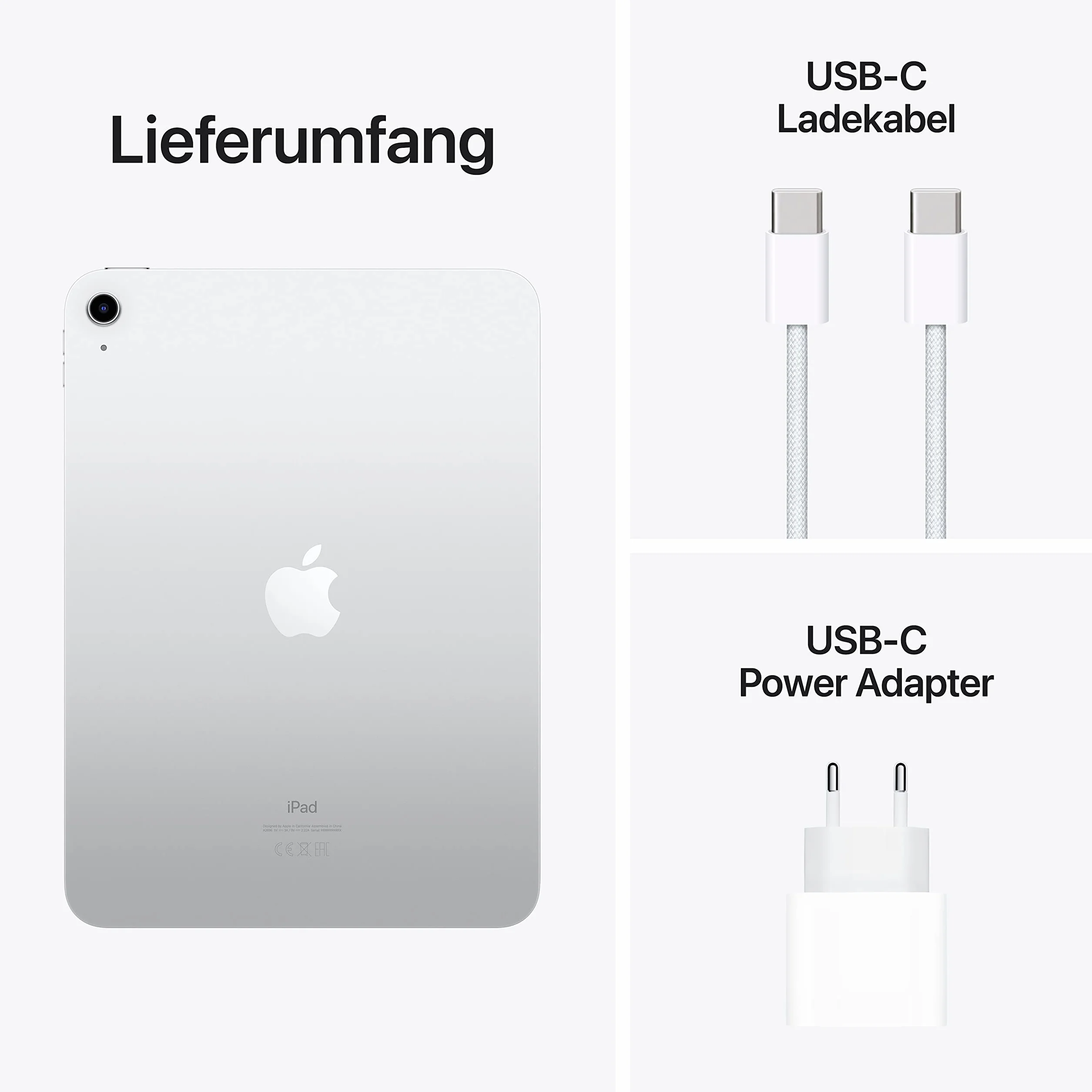 Apple iPad 10,9 pouces Wi-Fi 64Go Argent Reconditionné