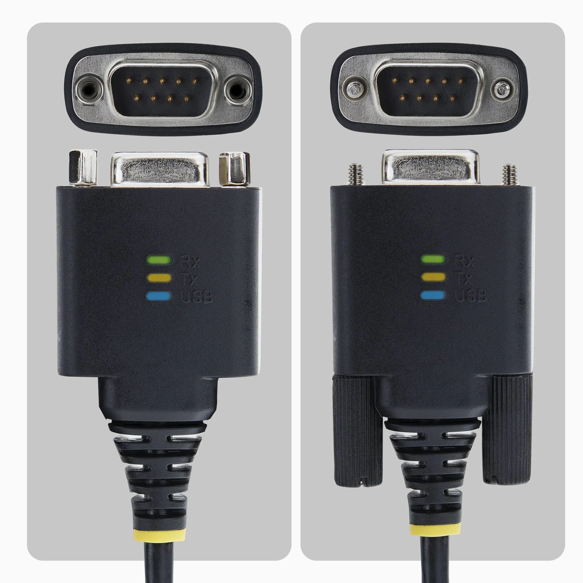 StarTech Câble USB-C vers Série de 2 m, Rétention COM, Puce FTDI