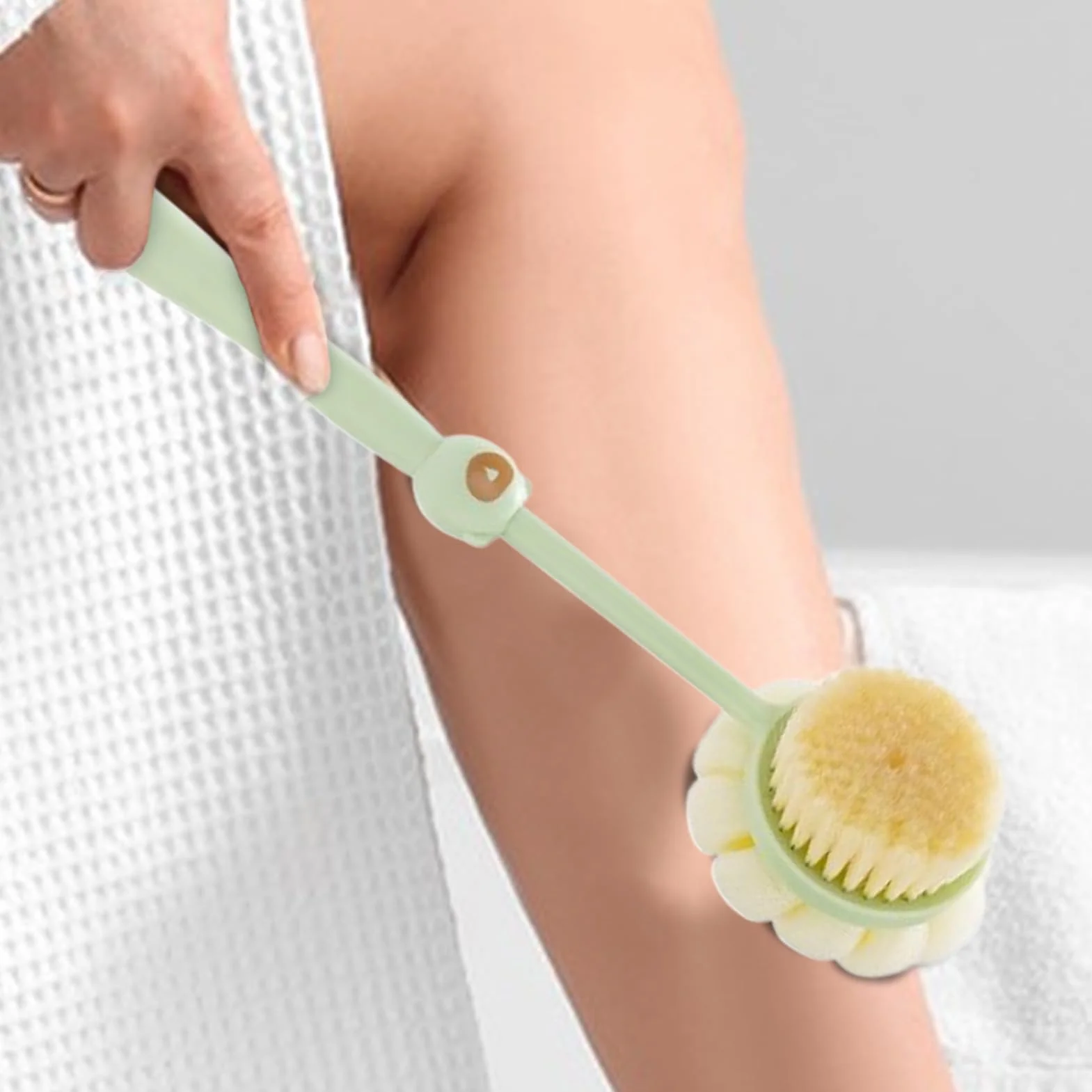 Brosse de Douche Long Manche Double Face Nettoyage Séchage Rapide
