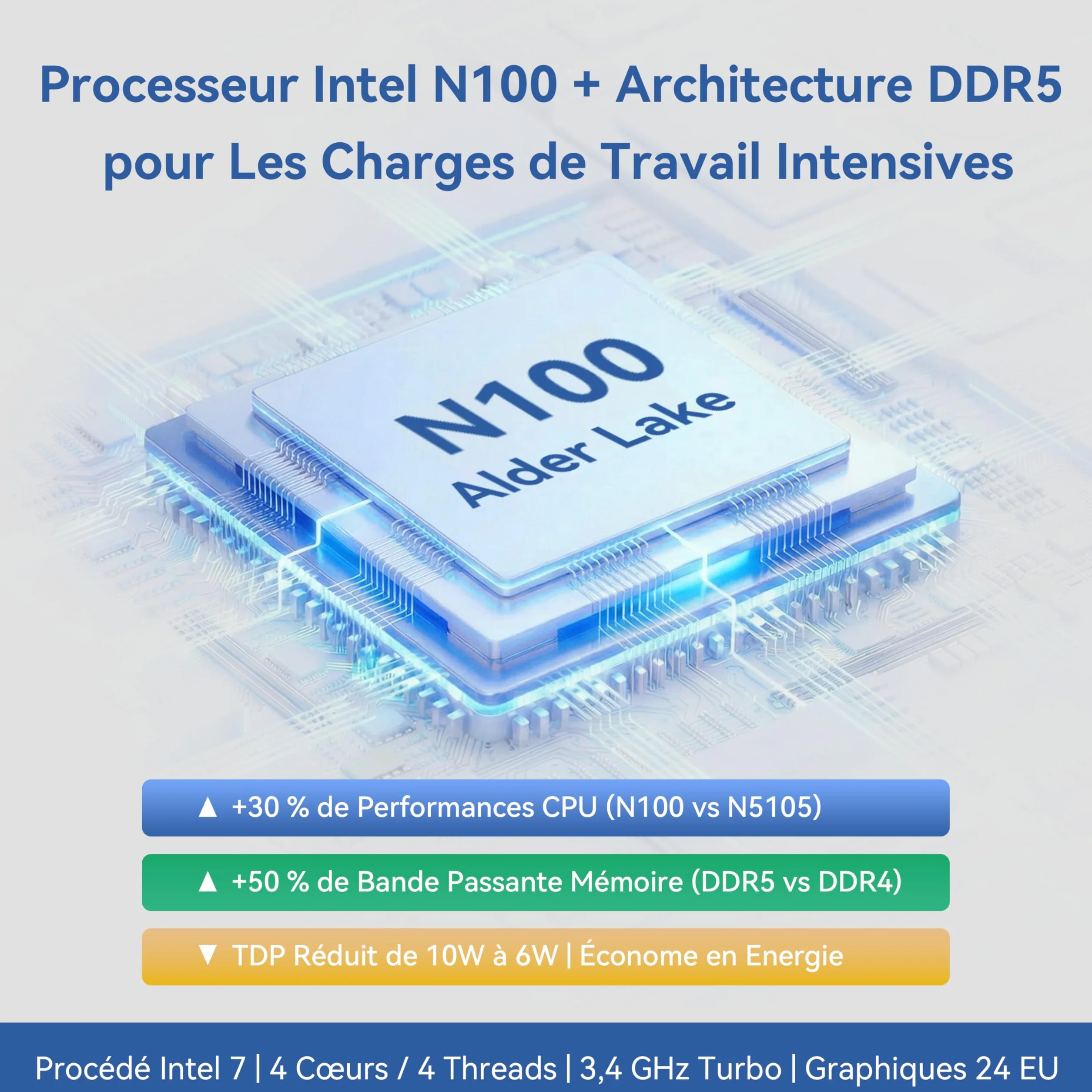 LincStation N2 NAS 6 Baies Intel N100 Quad-Core 16 Go LPDDR5 128 Go eMMC 10GbE 2.5 HDD M.2 NVMe 4K HDMI Stockage en Réseau