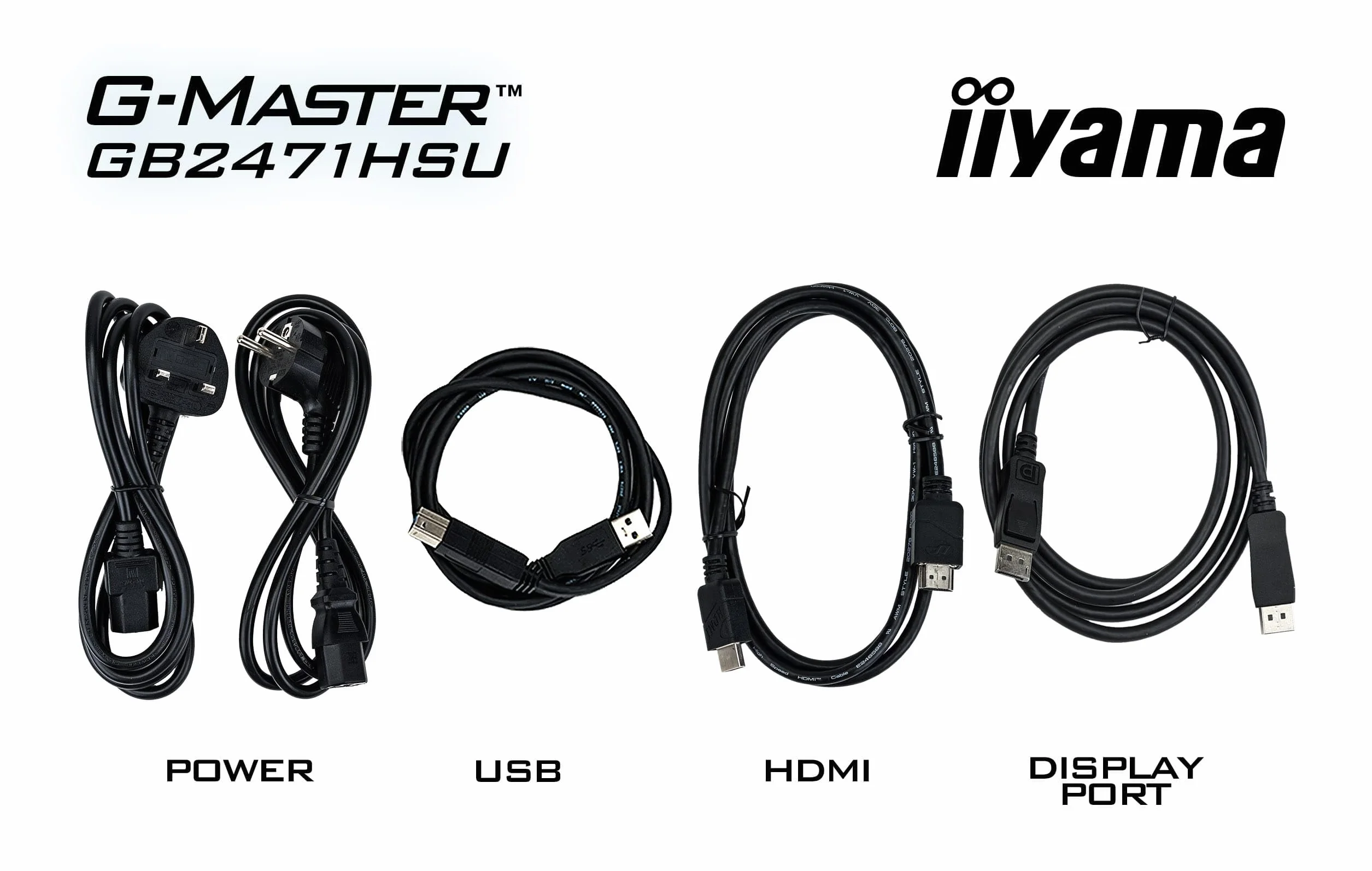 iiyama GB2471HSU-B1-23.8" IPS, 1920x1080/240Hz, 2H1DP, USB-hub, Has