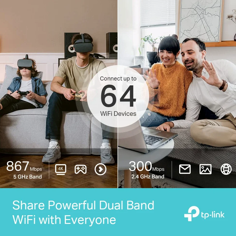 TP Link Archer MR500 4G WiFi AC1200 Gigabit bi Bande