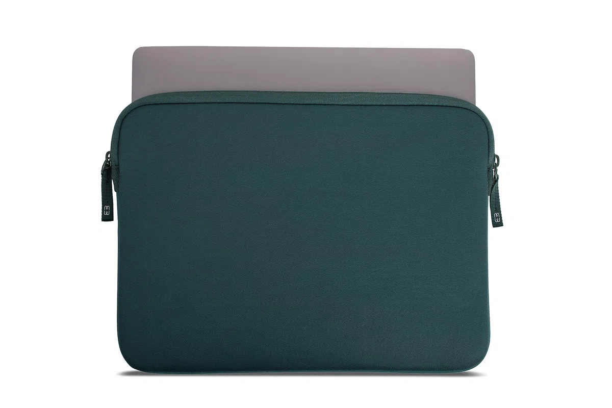 MW Housse Compatible Macbook Pro/Air 13 Basics ²Life Vert/Blanc