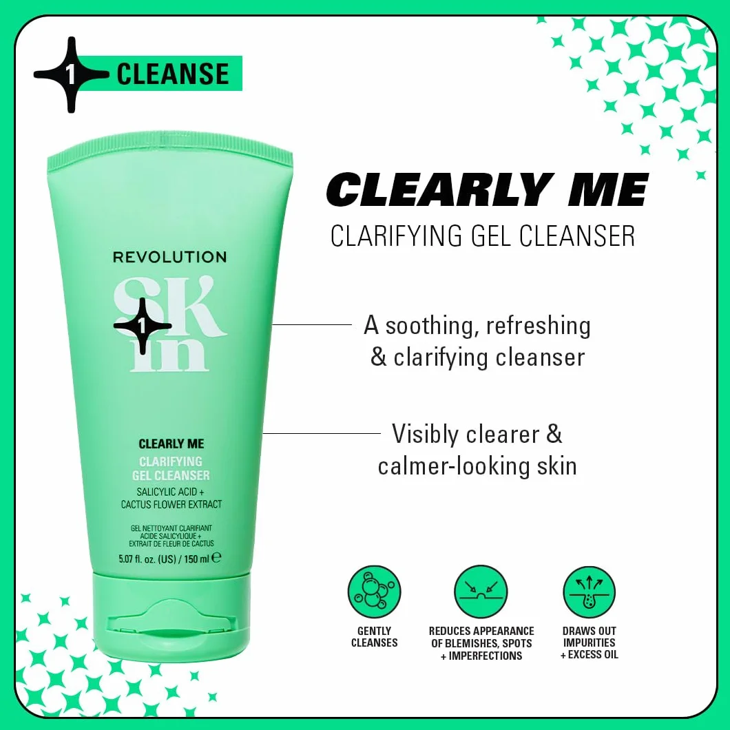 Clearly Me Clarifying Cleansing Gel 150ml Vegano Cruelty-Free