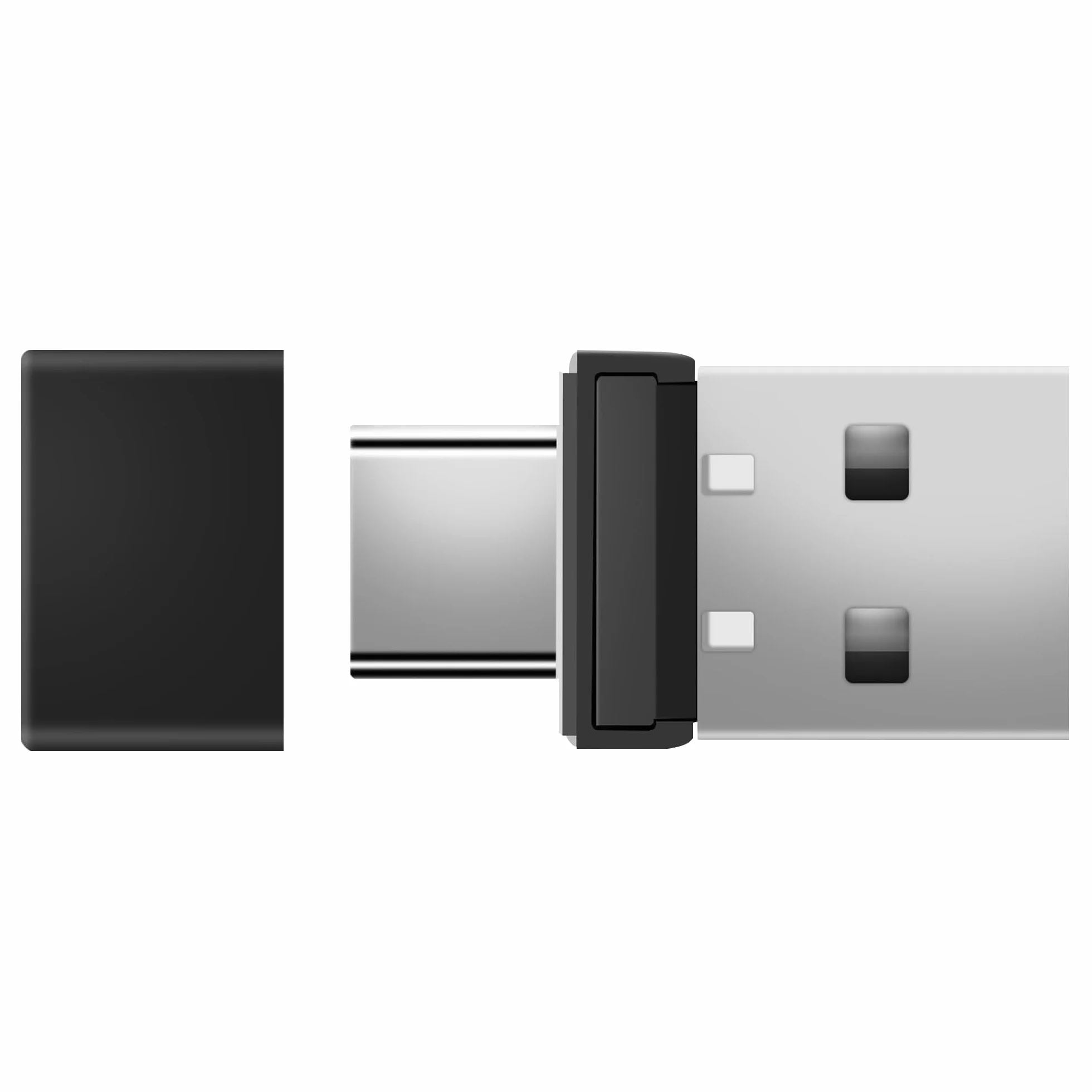 Mouse Mover Wiggler USB Type A & C Undetectable, Jiggler Anti Veille Ultra Slim, Simulateur de Mouvement Souris pour PC Mac