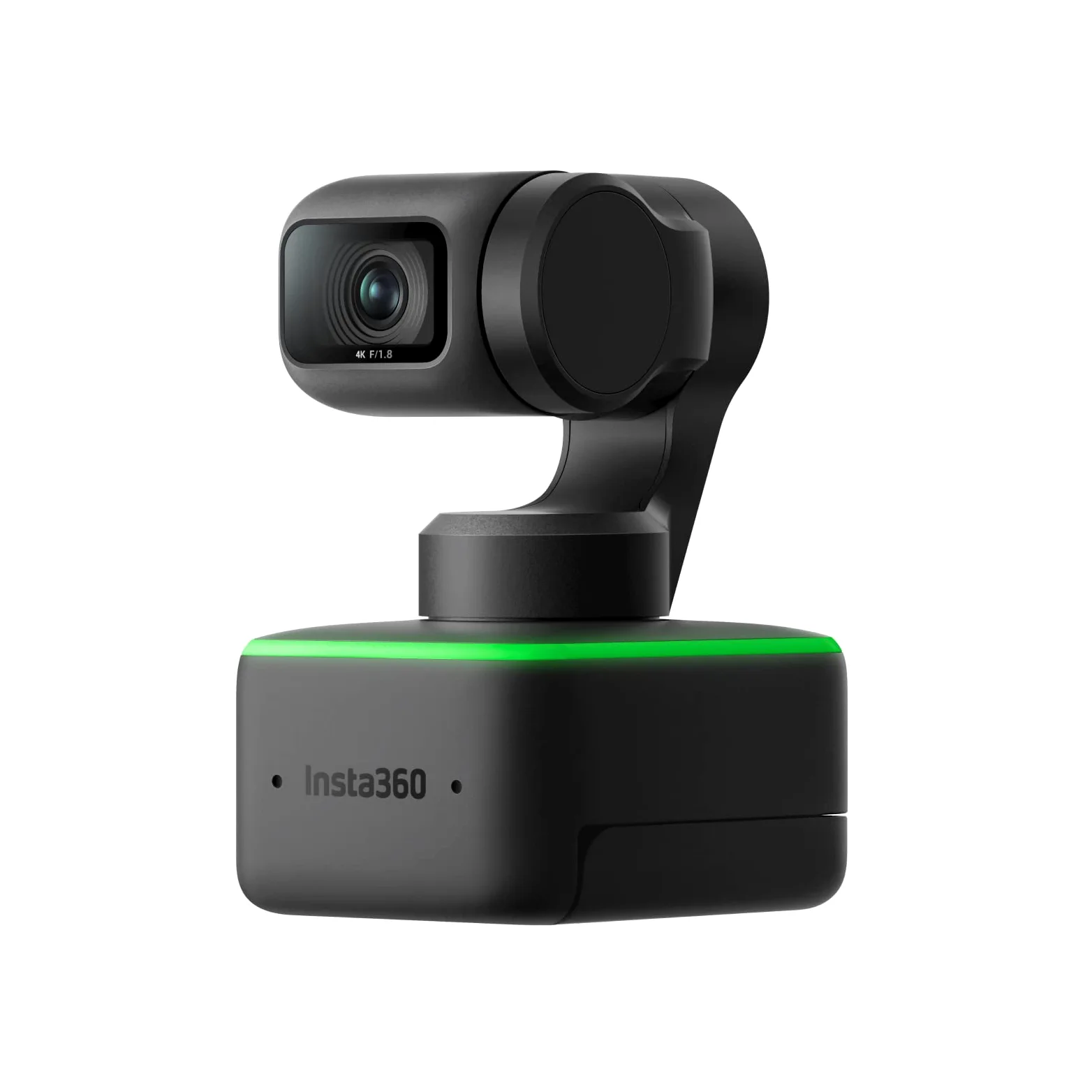 Insta360 Link - Webcam PTZ 4K avec capteur 1/2", suivi de l'IA, contrôle gestuel, HDR, microphones avec réduction du bruit, modes spéciaux, pour ordinateur portable, caméra vidéo pour vidéoconférence,