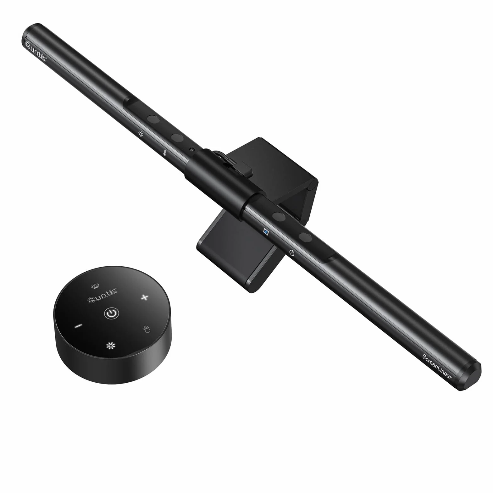 Quntis Lampe Ecran PC avec Télécommande Double Réglage, Lumière Ecran Réglable Gradation Automatique, LED USB Lampe d'Ordinateur 40CM Monitor Light Bar Eclairage pour Bureau Gaming