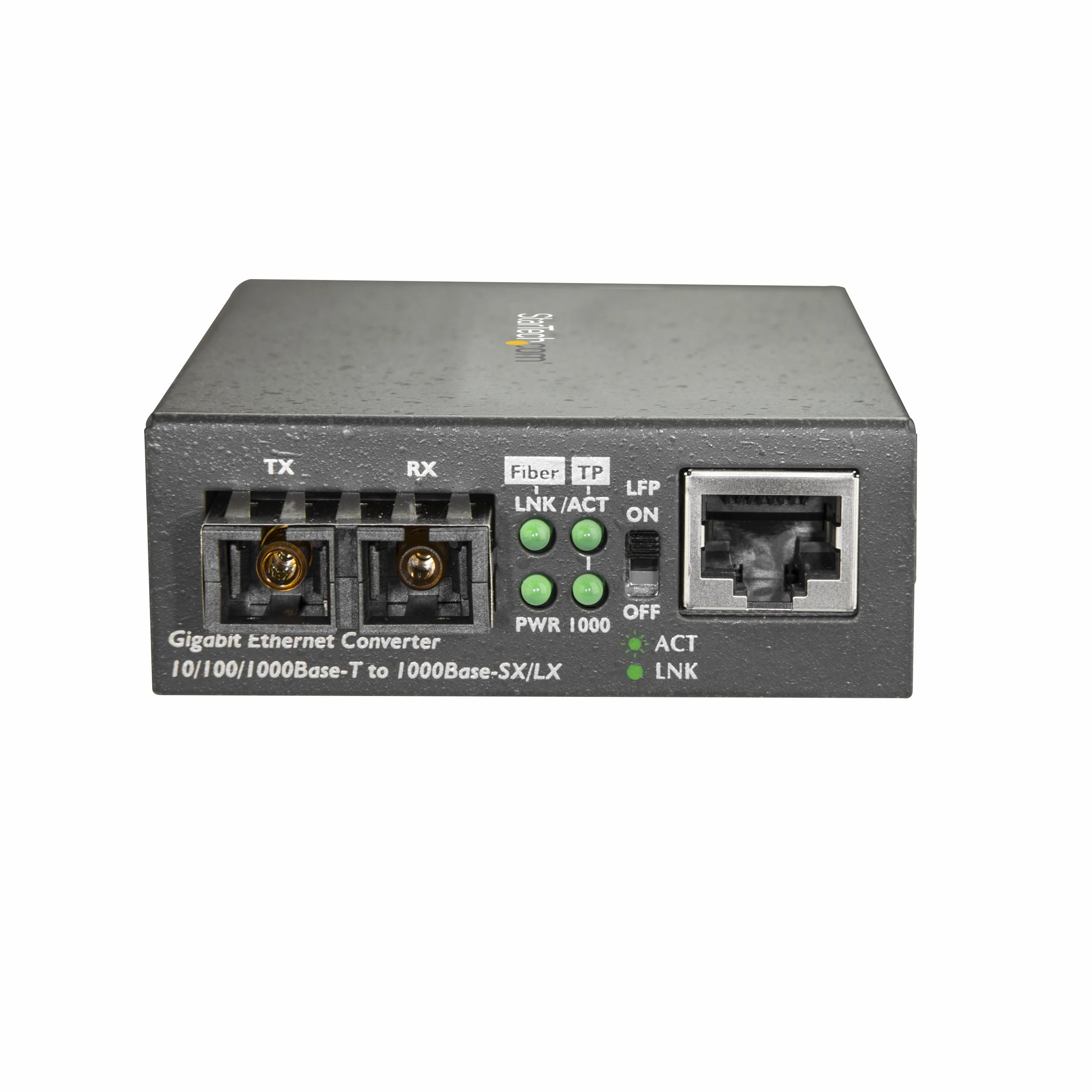 StarTech.com Convertisseur de média Gigabit Ethernet fibre optique SC multimode - 1000Base-SX - 550 m (MCMGBSCMM055)