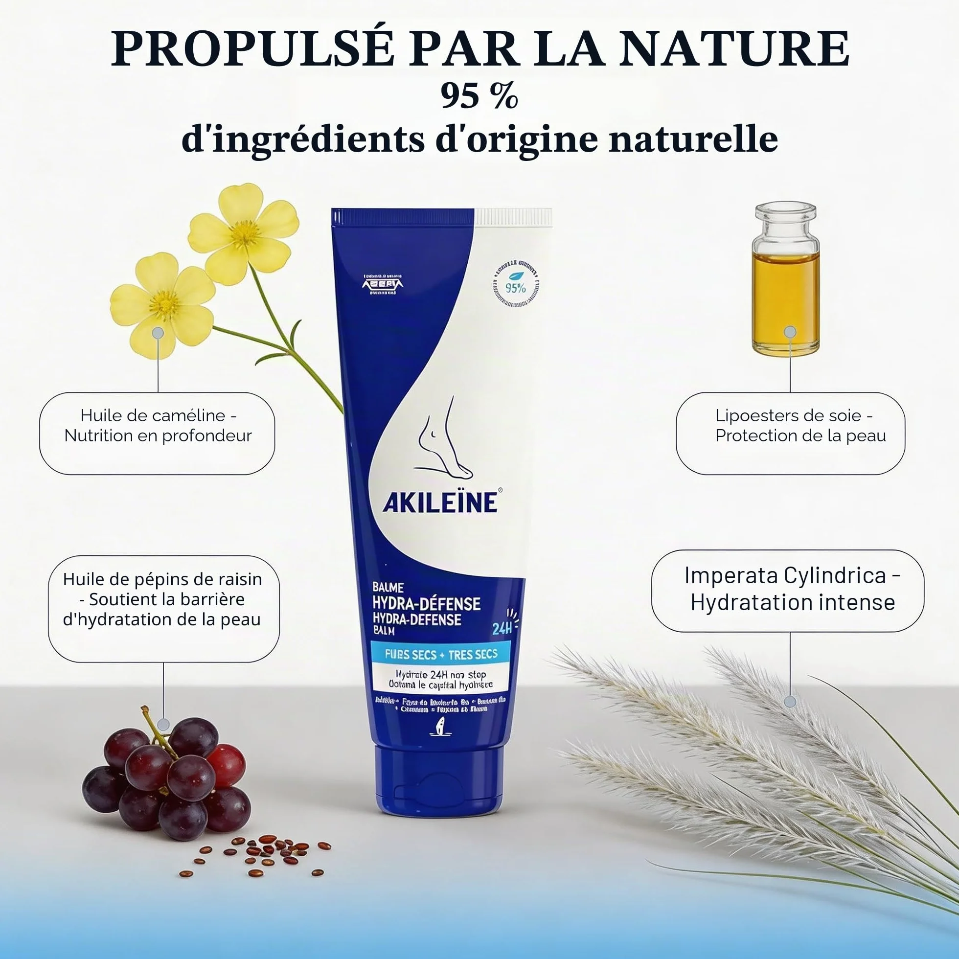 AKILEÏNE® Baume Hydra-Défense 125ml
