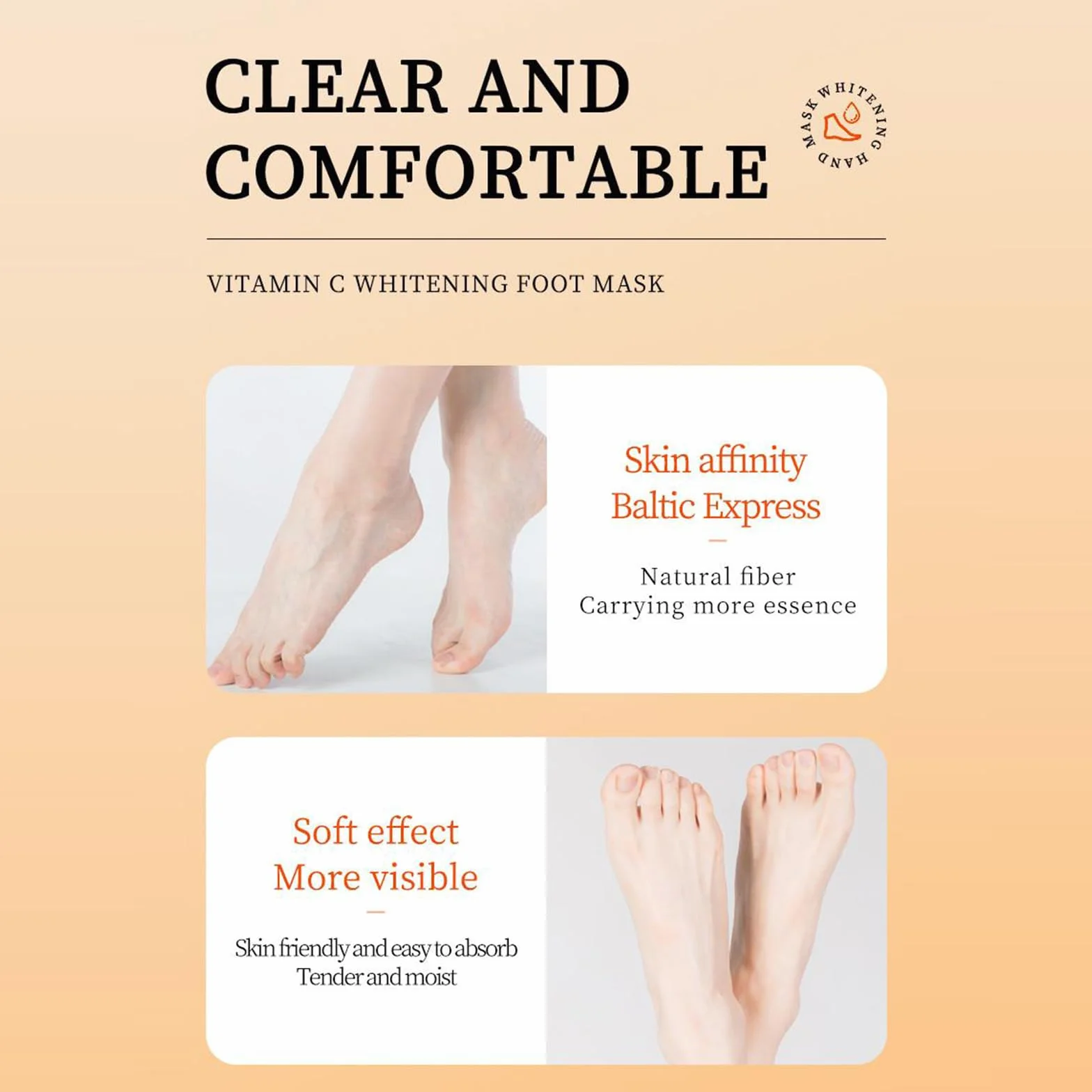 Masque Pour Les Pieds Vic 5 Paires, Chaussettes Hydratantes Non Grasses, Hydratant Peaux Très Sèches