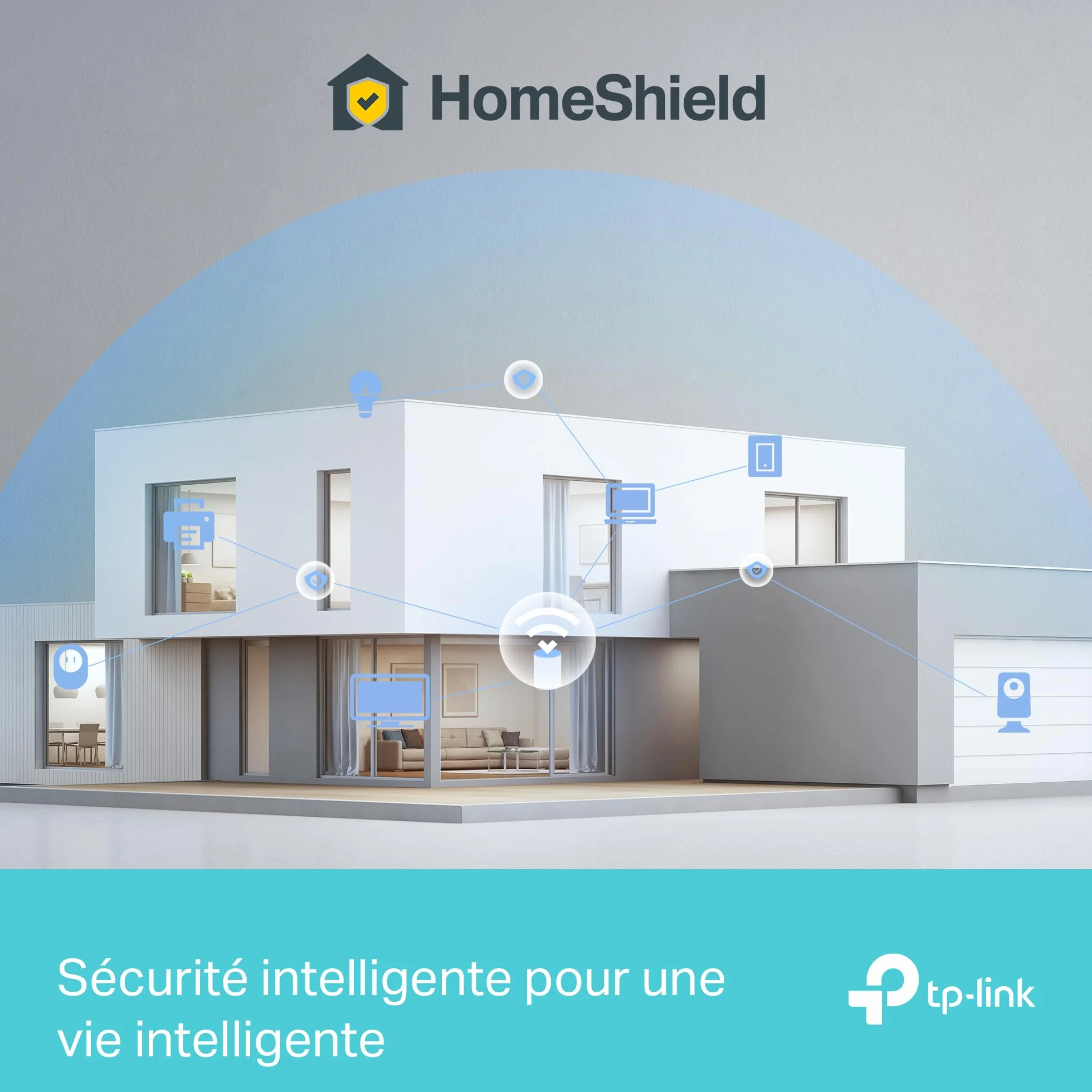 TP-Link Deco BE65 Routeur WiFi 7 Mesh BE9300 Tri-Bande, 2,5G Ethernet, 380㎡, 2-Pack