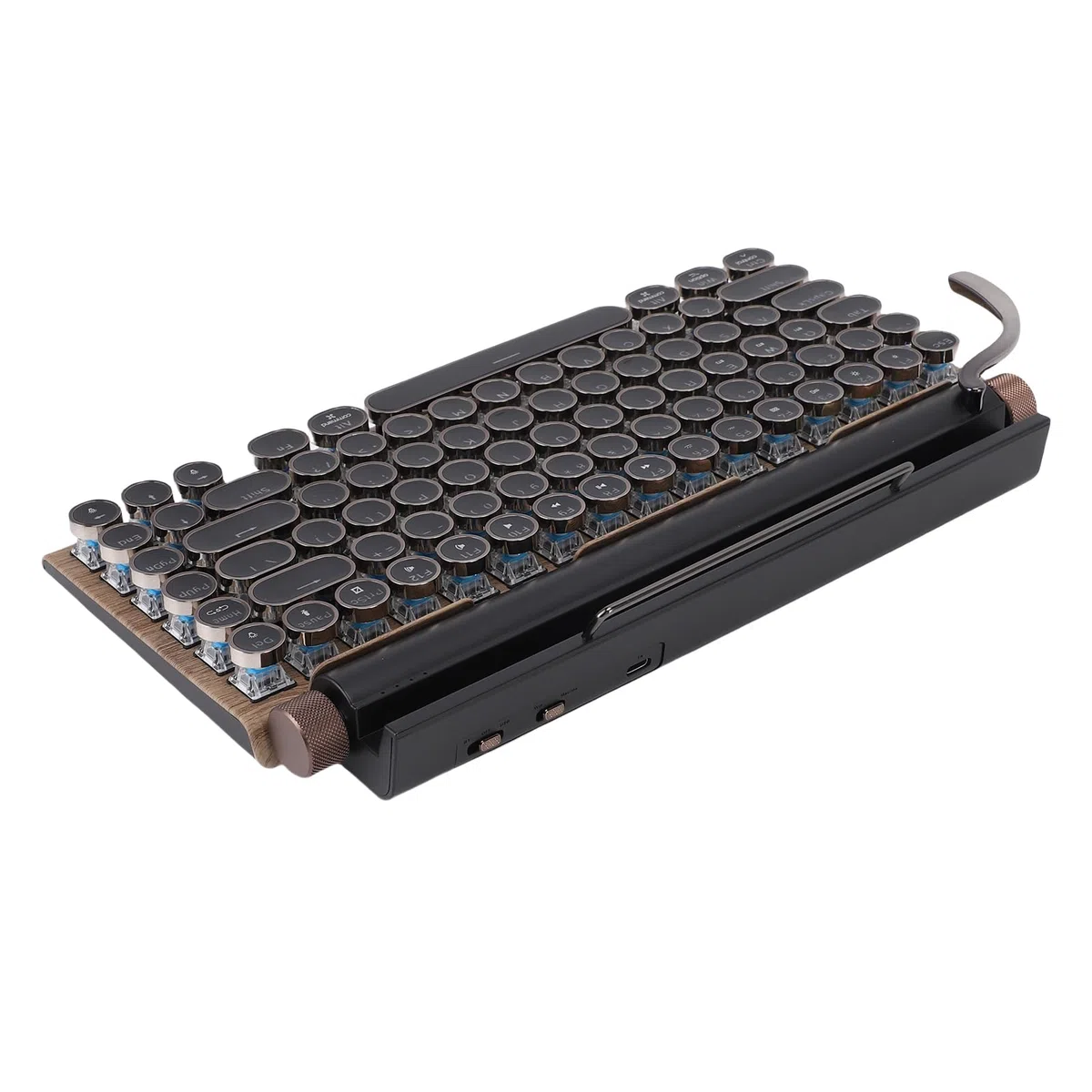 Syrisora Clavier de Machine à écrire Rétro, Mécanique sans Fil avec