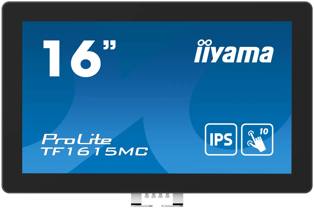Iiyama Prolite TF1615MC-B1 écran Plat de PC 39,6 cm (15.6") 1920 x 1080 Pixels Full HD Écran Tactile Noir
