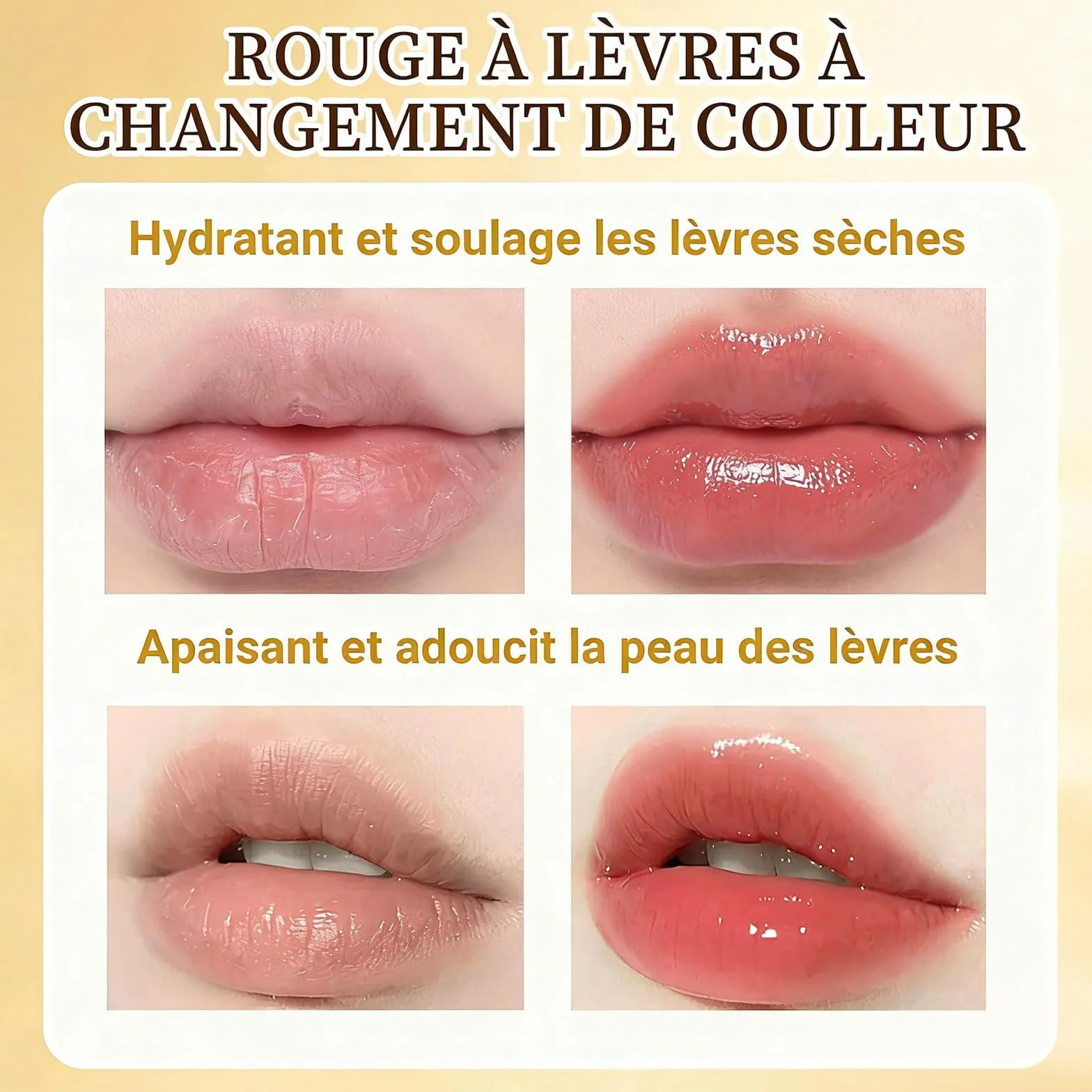Reveline Rouge à Lèvres Longue Tenue 24h, Baume Hydratant avec Effet Changement de Couleur (1PC)