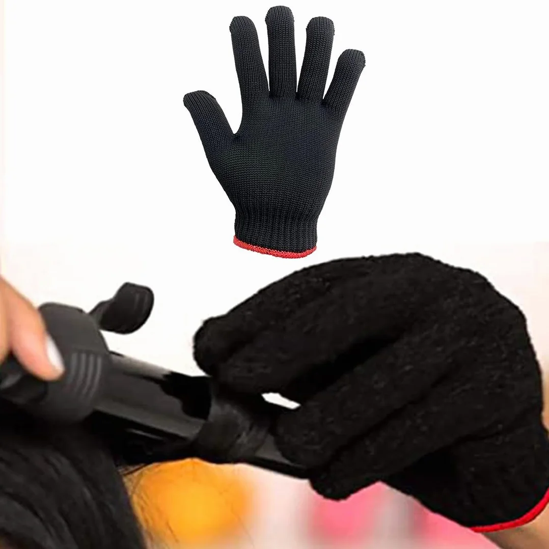 Gants Contre La Chaleur De Protection Professionnels pour Coiffure 2 Pièce