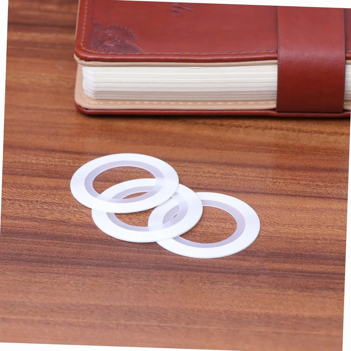 Rubans Autocollants Ligne Ongle Brillants Couleurs Métallisées Diy Manucure Pédicure Blanc 3pièces