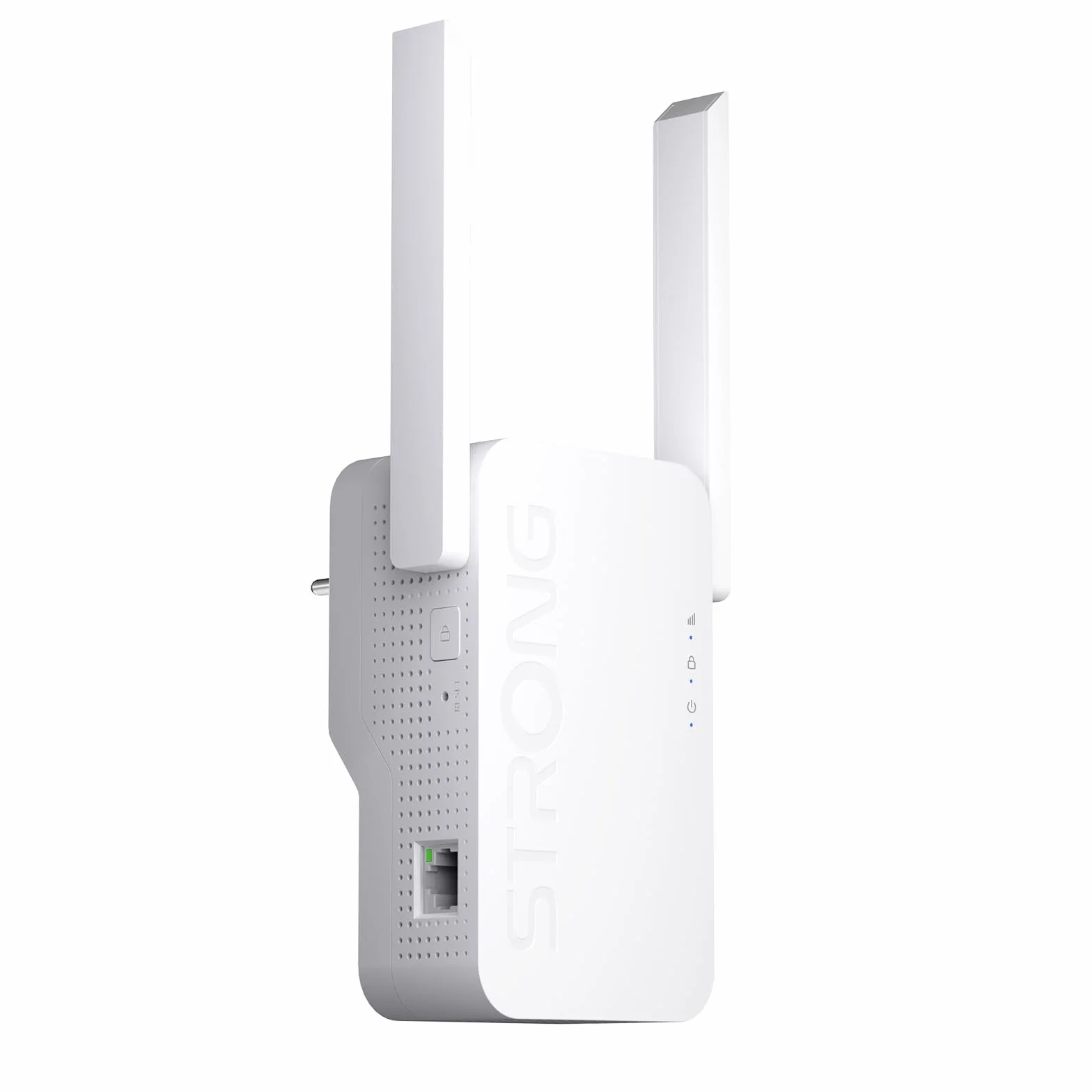 STRONG Répéteur WiFi 7 BE3600, Amplificateur WiFi Double Bande | 3600 Mbps, WiFi 7, MLO, Double Bande, Répéteur WiFi, Port Ethernet Gigabit, 2 antennes externes, Point d'accès