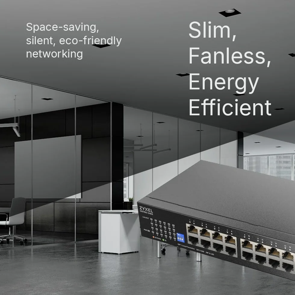Zyxel Commutateur Réseau 24 Ports Gigabit Ethernet Non Géré GS1100-24ES
