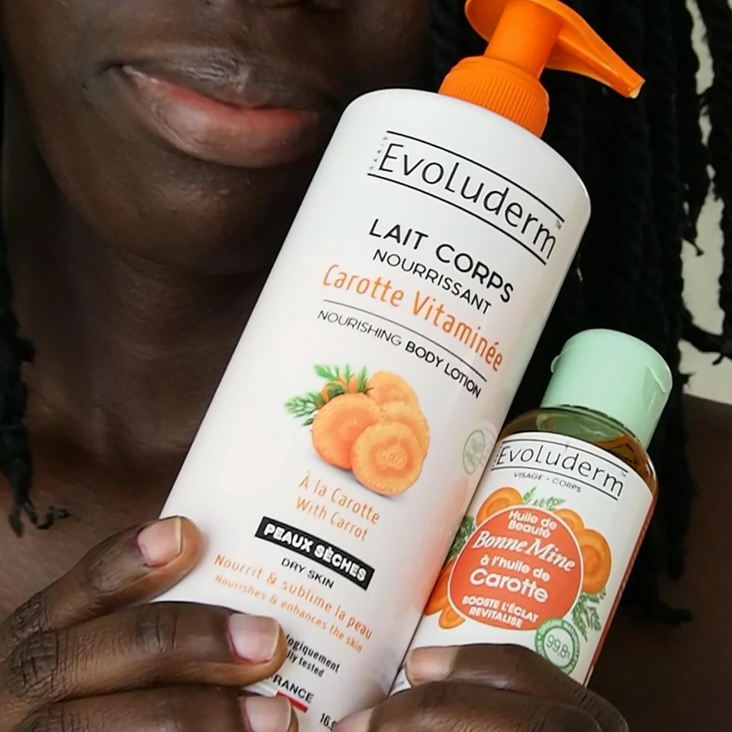 EVOLUDERM Routine Éclat 6 produits Visage & Corps Fabrication Française