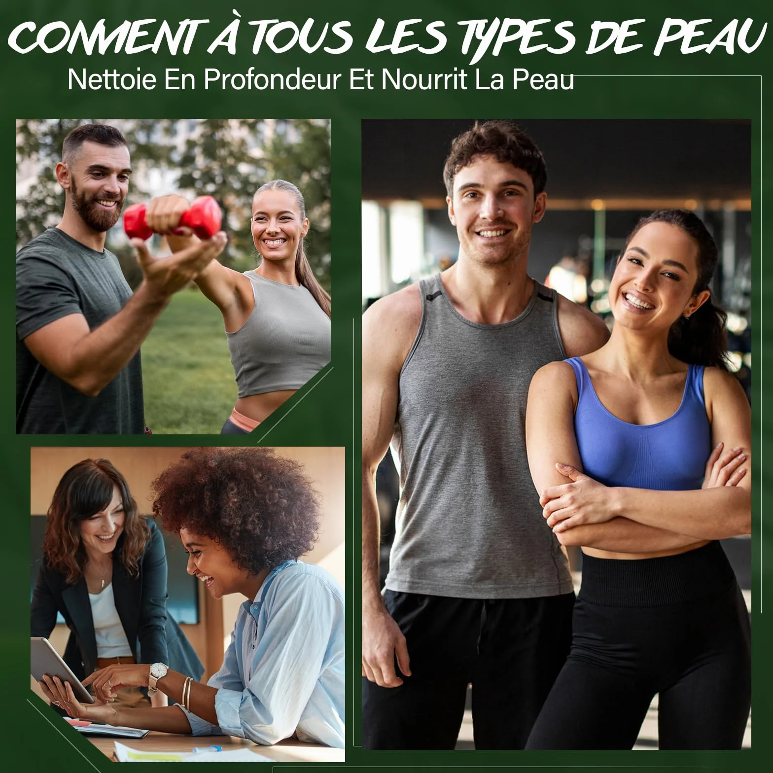 Gommage Corporel à l'Huile d'Arbre à Thé 360g – Exfoliant au Sel Marin pour Mycoses, Démangeaisons, Eczéma