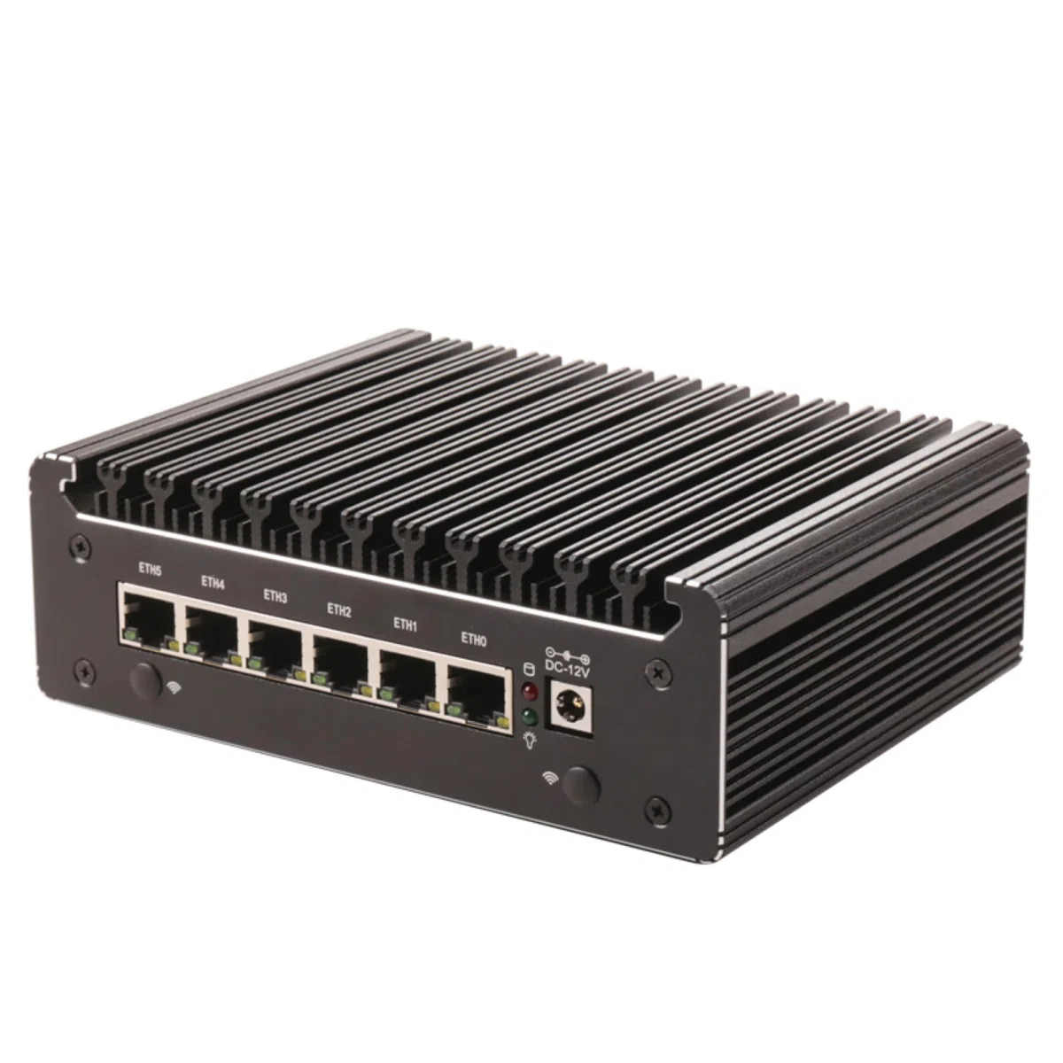 Pentium Gold 7505 Firewall Micro Appliance, Mini PC, Nano PC, Router PC with 6 RJ45 2500M, AES-NI,HDMI USB3.0 Console Port for Network Security Appliance