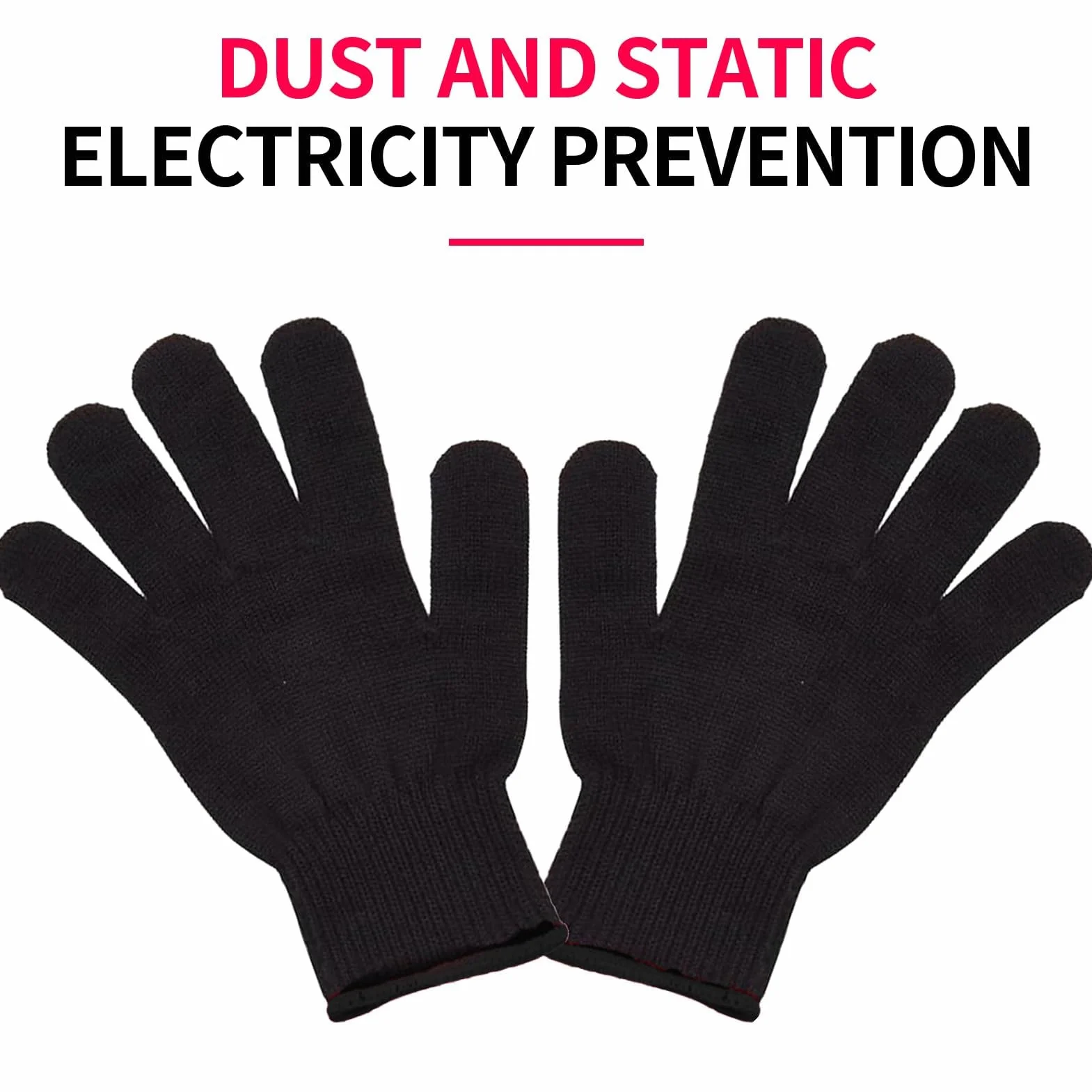 Gants professionnels résistants à la chaleur, Protection Anti-Brûlure pour Coiffure