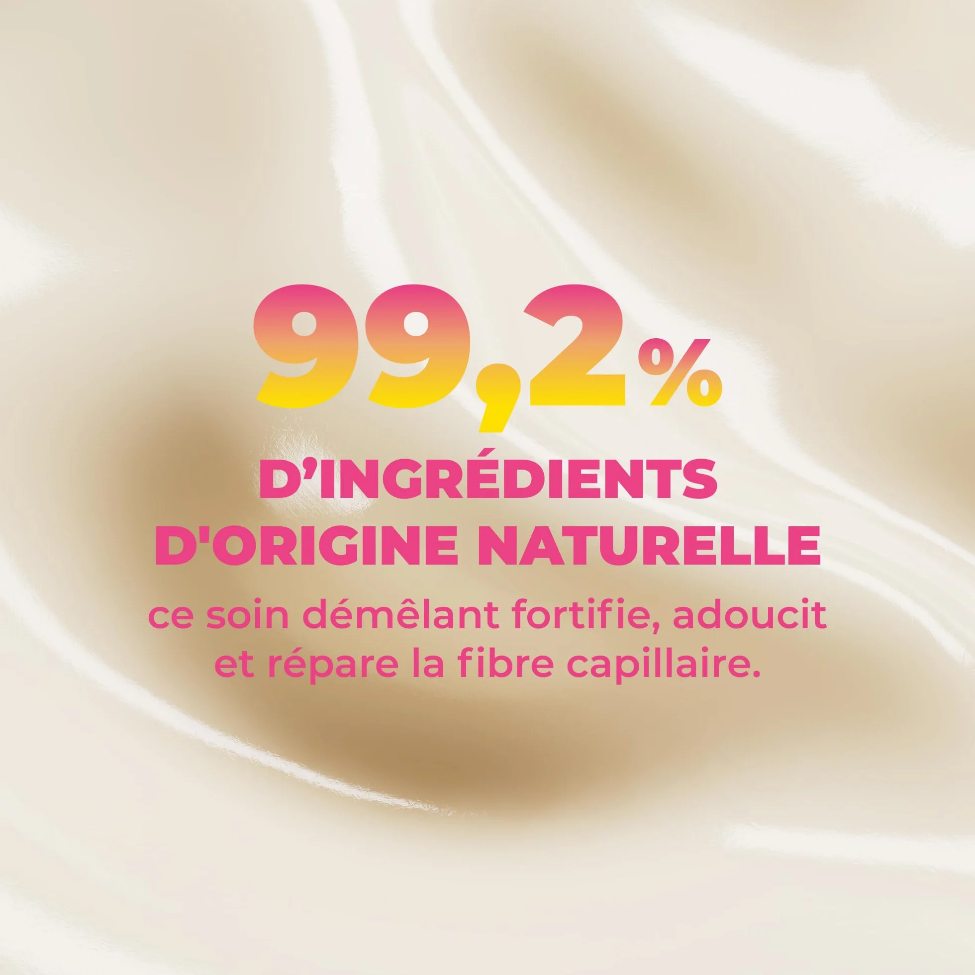 Les Secrets de Loly Après-shampooing ultra démêlant Pink Paradise 250 ml Fortifie & adoucit Cheveux ondulés bouclés frisés crépus 98% d'origine naturelle