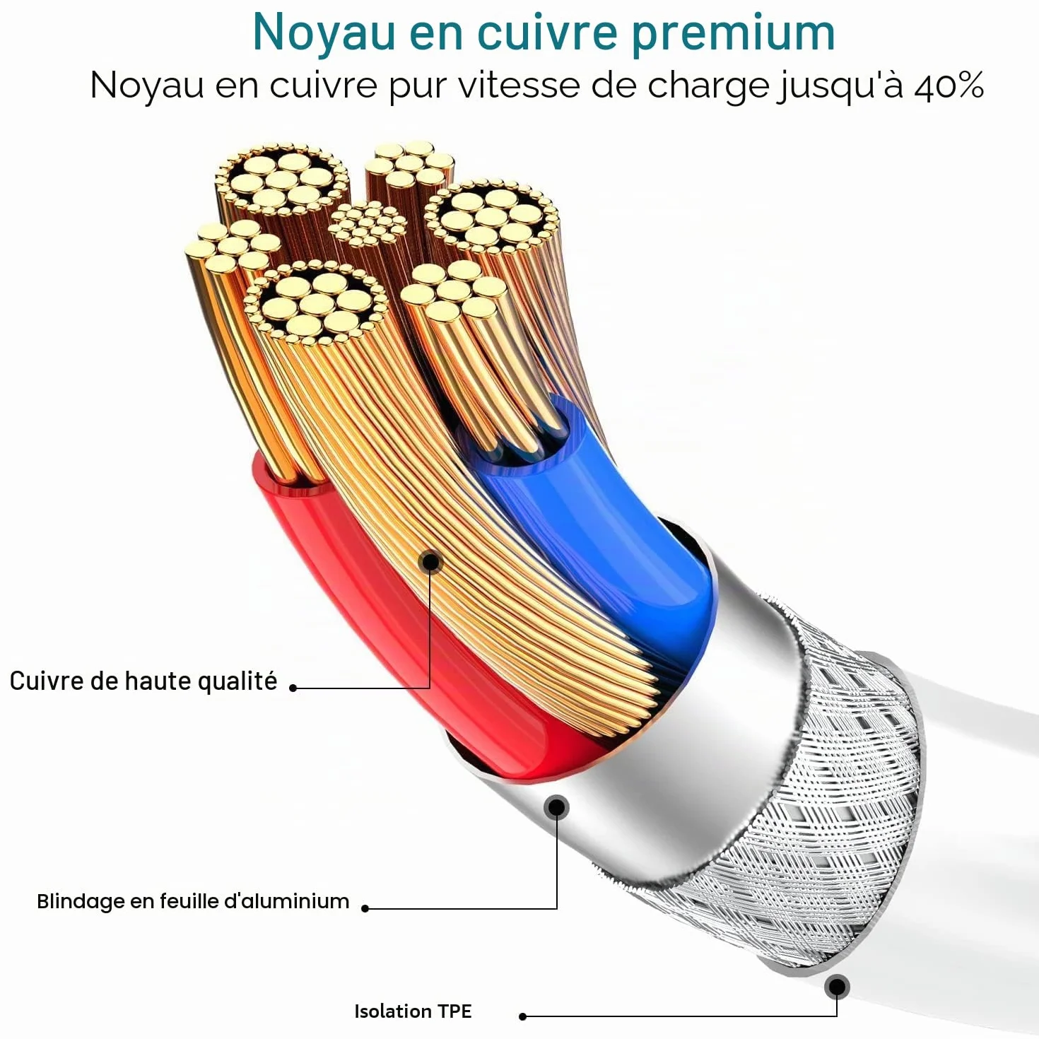 Câble iPhone 3M Certifié Apple MFi Chargeur Lightning Long USB Rapide pour iPhone 14/13/12/11/Pro Max/X/XS/XR/8/7/6 Plus/SE