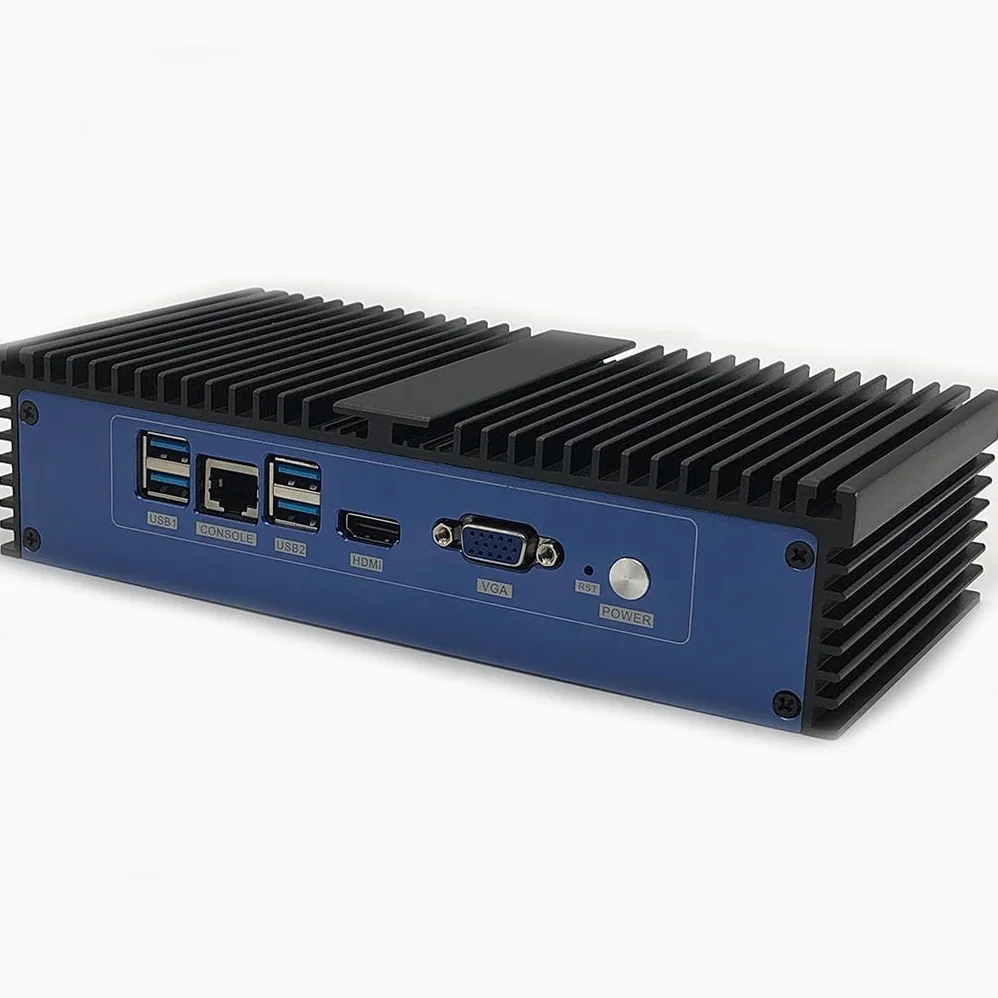 Pentium 4405U/4415U Firewall Micro Appliance, Mini PC, Nano PC, Router PC(4G 128G) with 6 RJ45, AES-NI,HDMI USB3.0 COM,Compatible for Pfsense Openwrt OPNsense