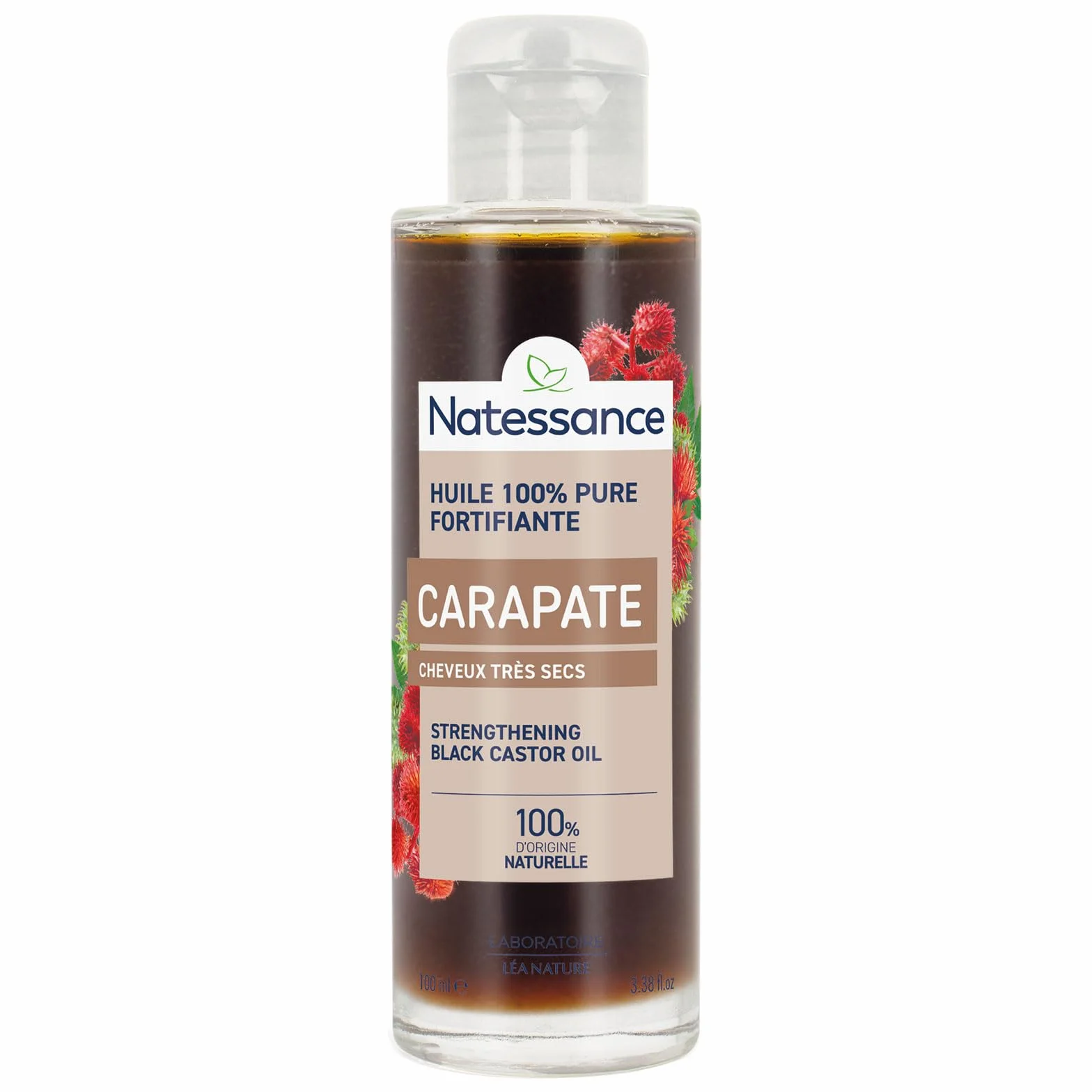 Natessance Huile Carapate Ricin Noire 100ml