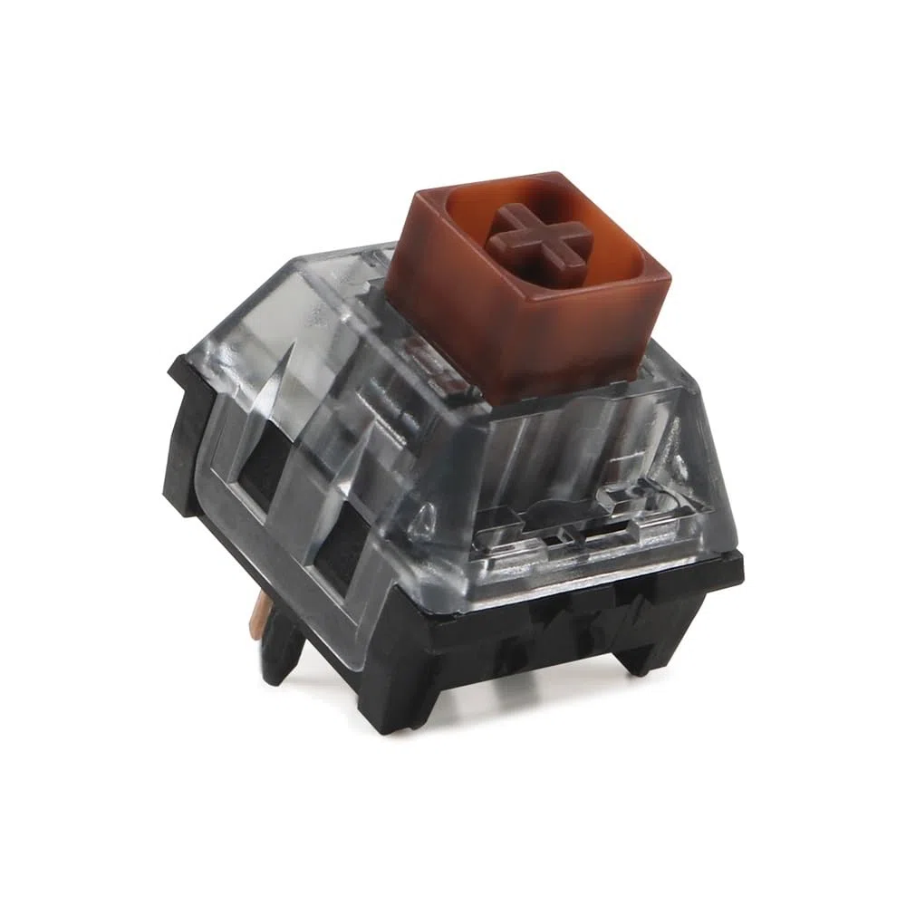 DucKey Kailh Box V2 Switch, Commutateur MX White Clicky/Brown Tactile/Red Linear 5Pin pour Clavier Mécanique (Color : Brown, Size : 110PCS)