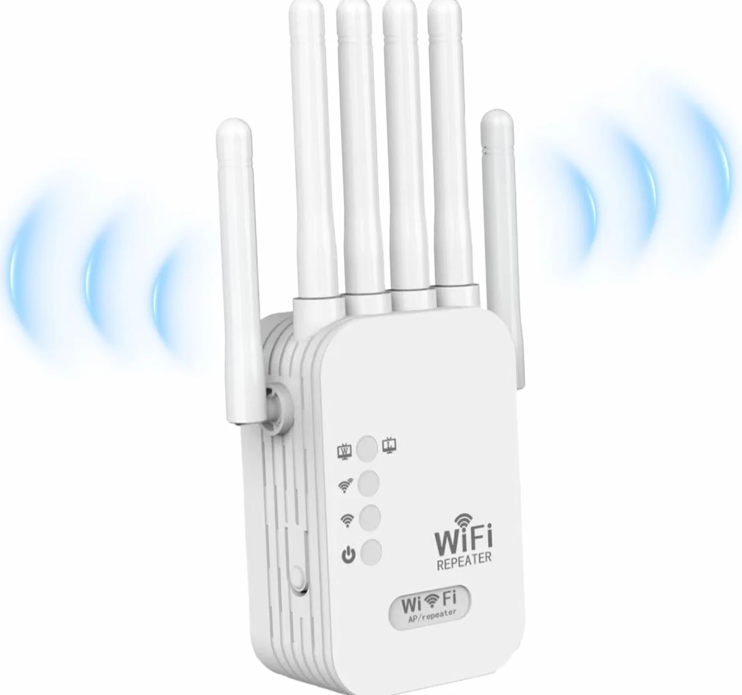 Répéteur WiFi Extérieur 1200Mbps 6 Antennes 2 Ports LAN Amplificateur WiFi