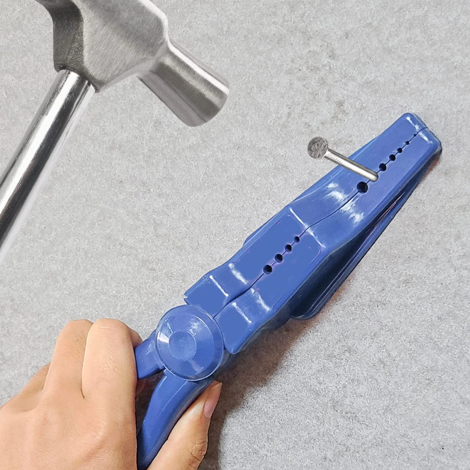 Pince de Maintien des Ongles ABS Guide de Protection Doigt pour Vis à Ongles
