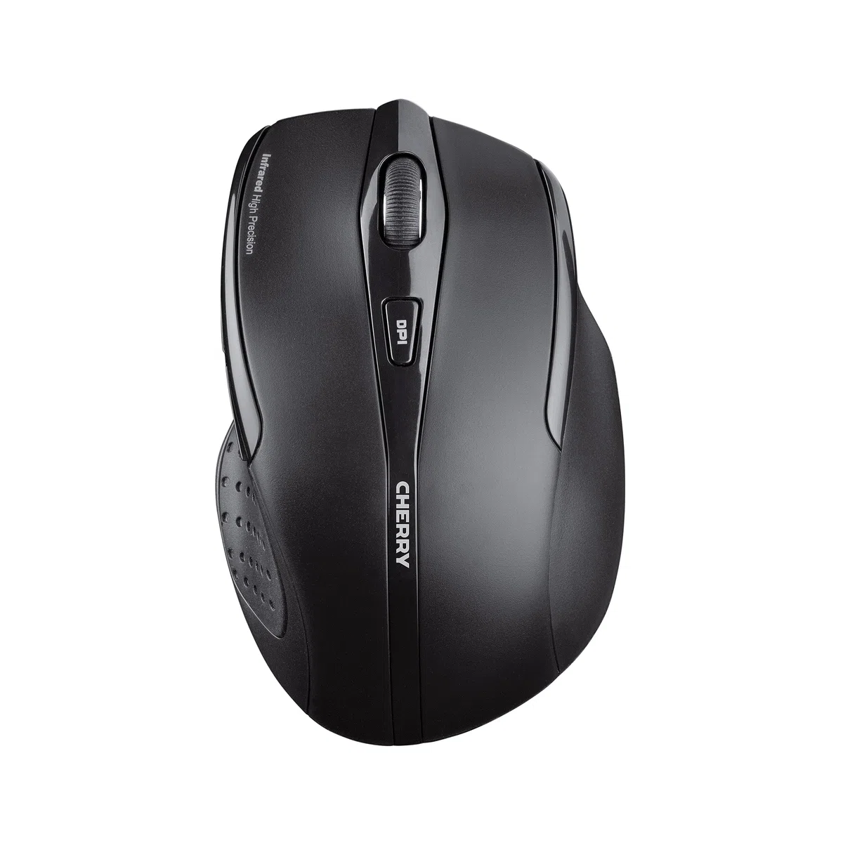 CHERRY DW 5100, Ensemble Clavier et Souris Sans Fil, Disposition Française (AZERTY), Radio 2,4 GHz, Plug & Play, Souris Ergonomique pour Droitiers, Piles, Noir