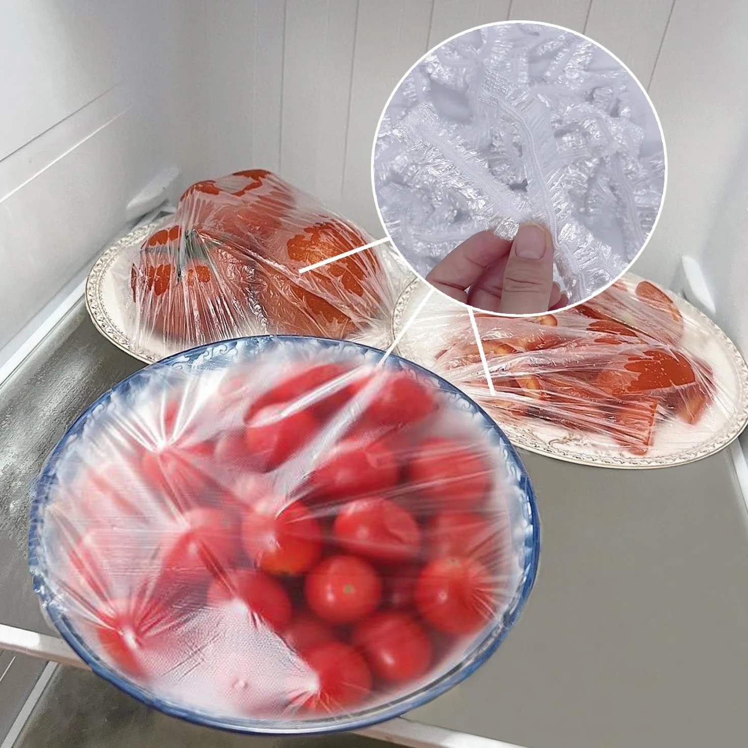 Bonnets de douche jetables en plastique imperméables 42 cm lot de 50 pour salon spa hôtel