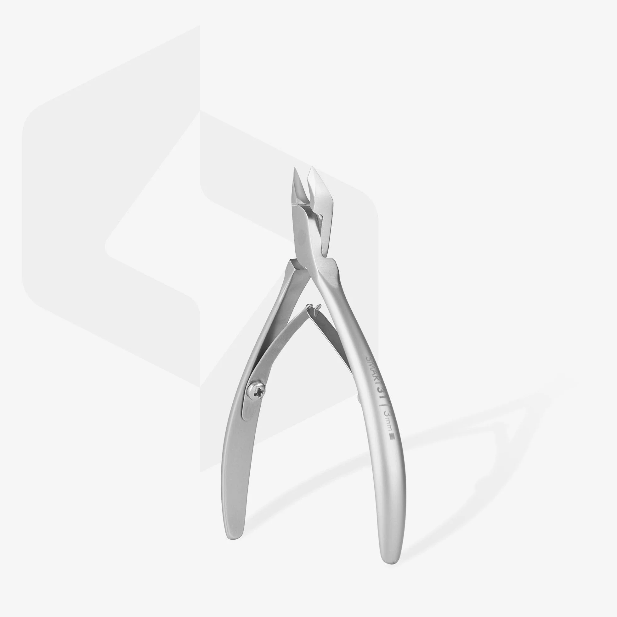 Pince professionnelle pour cuticules 3 mm Acier inoxydable STALEKS PRO Natury Nails Smart 30-3mm