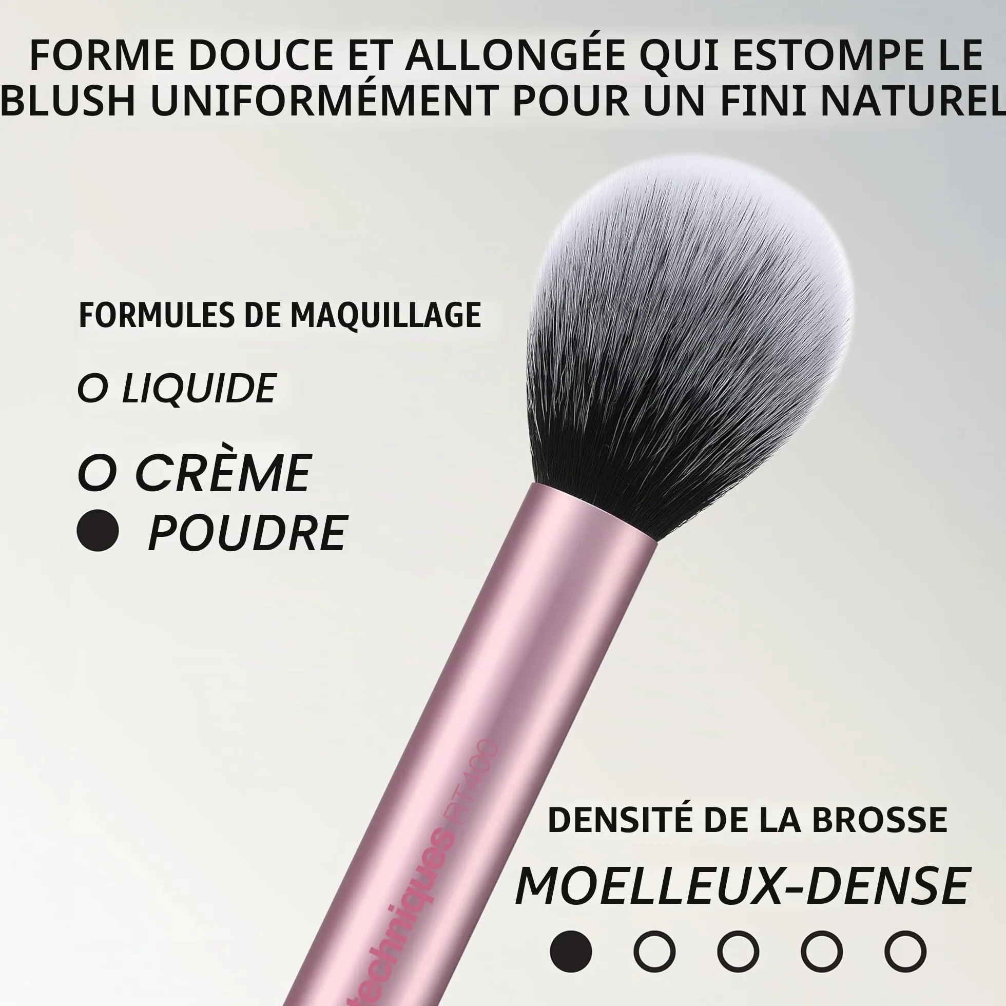 Real Techniques Kit Everyday Essentials 6 pièces pinceaux maquillage éponges teint