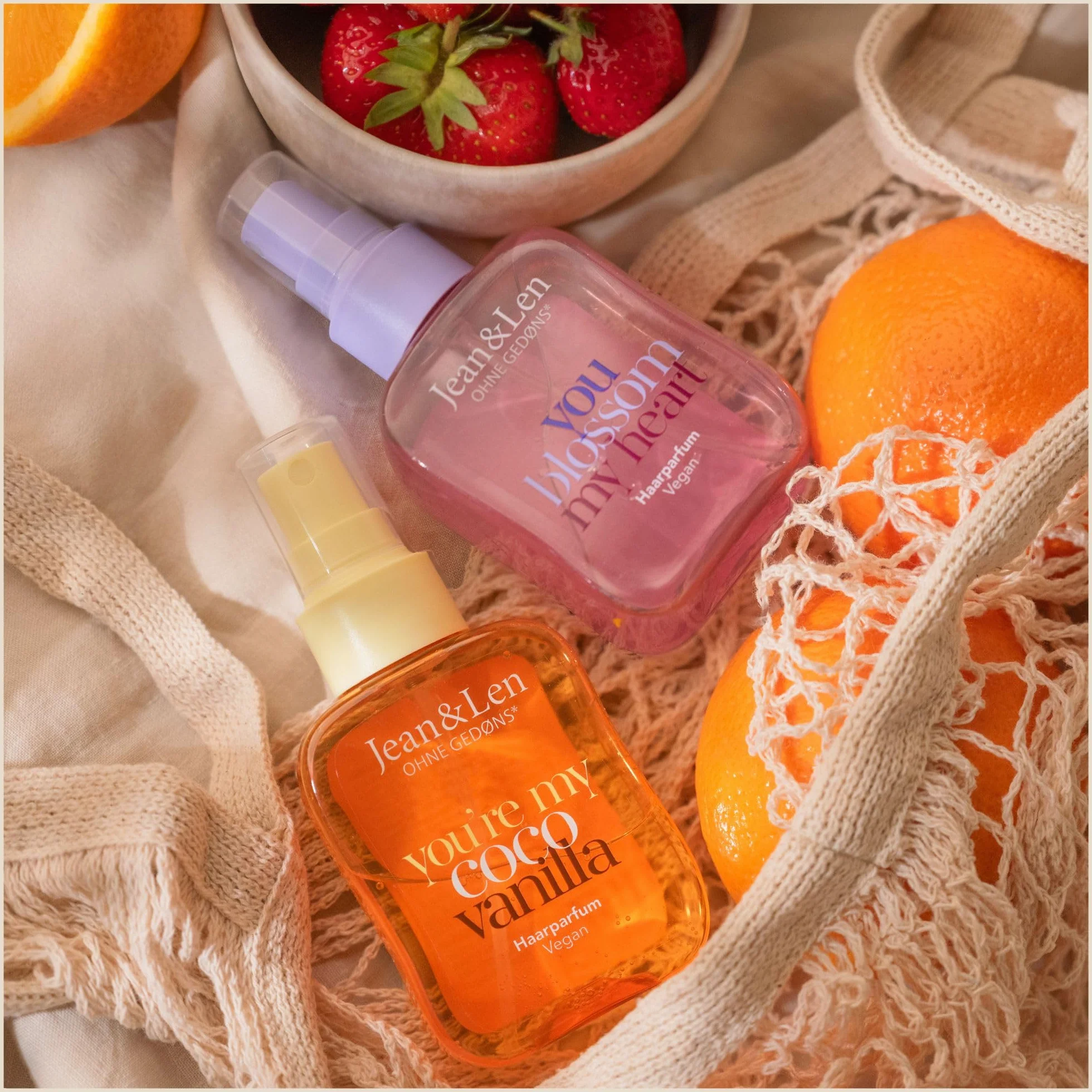 Jean & Len Parfum capillaire You Blossom My Heart floral fruits rouges végétalien