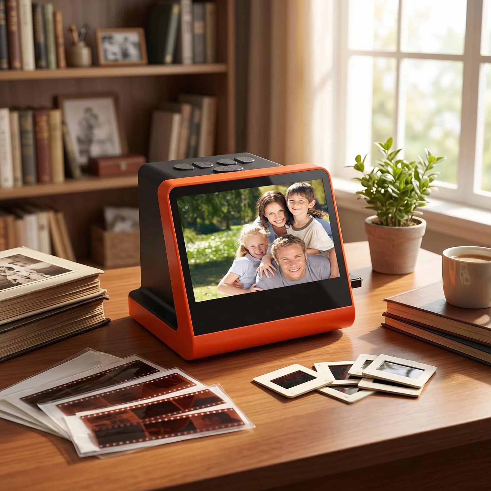 Scanner de Film 22MP pour 135 110, 8 Diapositives avec écran (Prise UE)