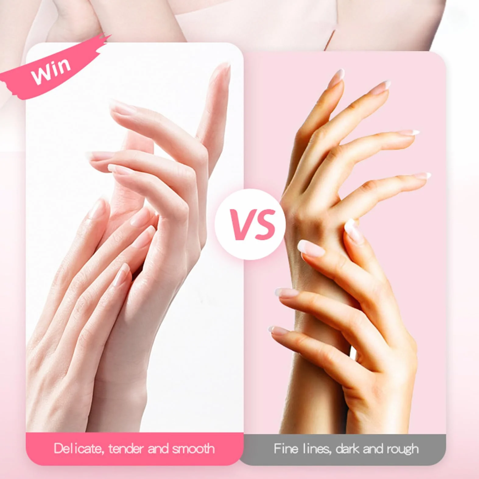 Masques pour les mains hydratants niacinamide lait de chèvre gants exfoliants lot de 4
