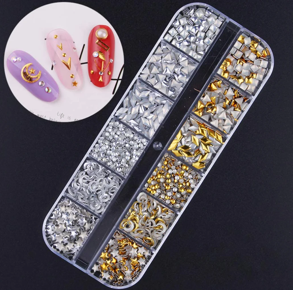Nail Art Strass Set 3000 Pièces Ornements Ongles