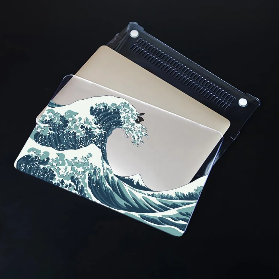Étui Rigide MacBook Air 13 Pouces 2020-2018 M1 A2337 A2179 A1932, Coque Protection UV Printing