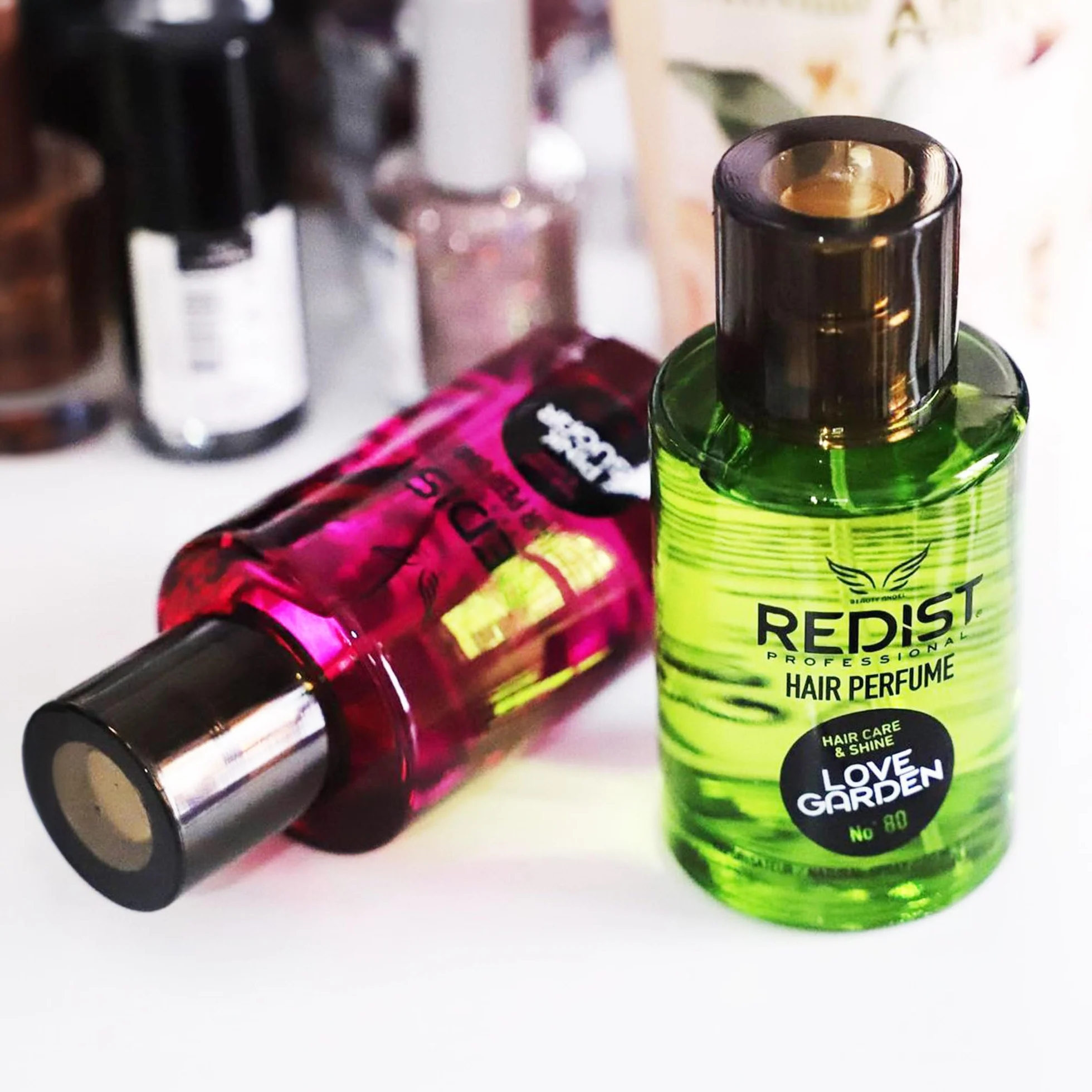 Redist Hair Perfume Love Garden No.80 – Parfum pour cheveux pour femme – Spray 50 ml – Neutralise les odeurs – Longue durée