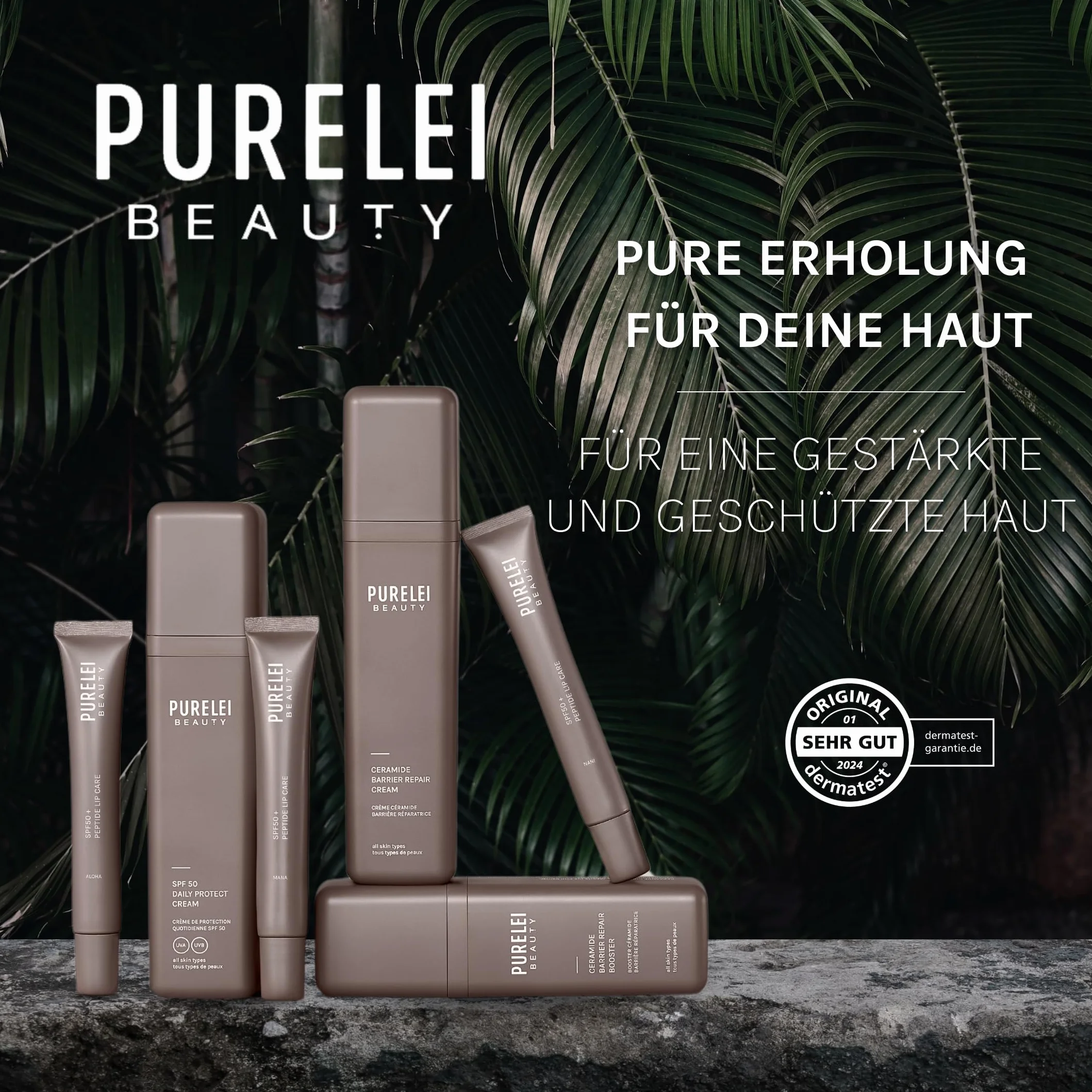 PURELEI® Aloha SPF50 Peptide Lip Plumper 10 ml - Soin des lèvres protecteur