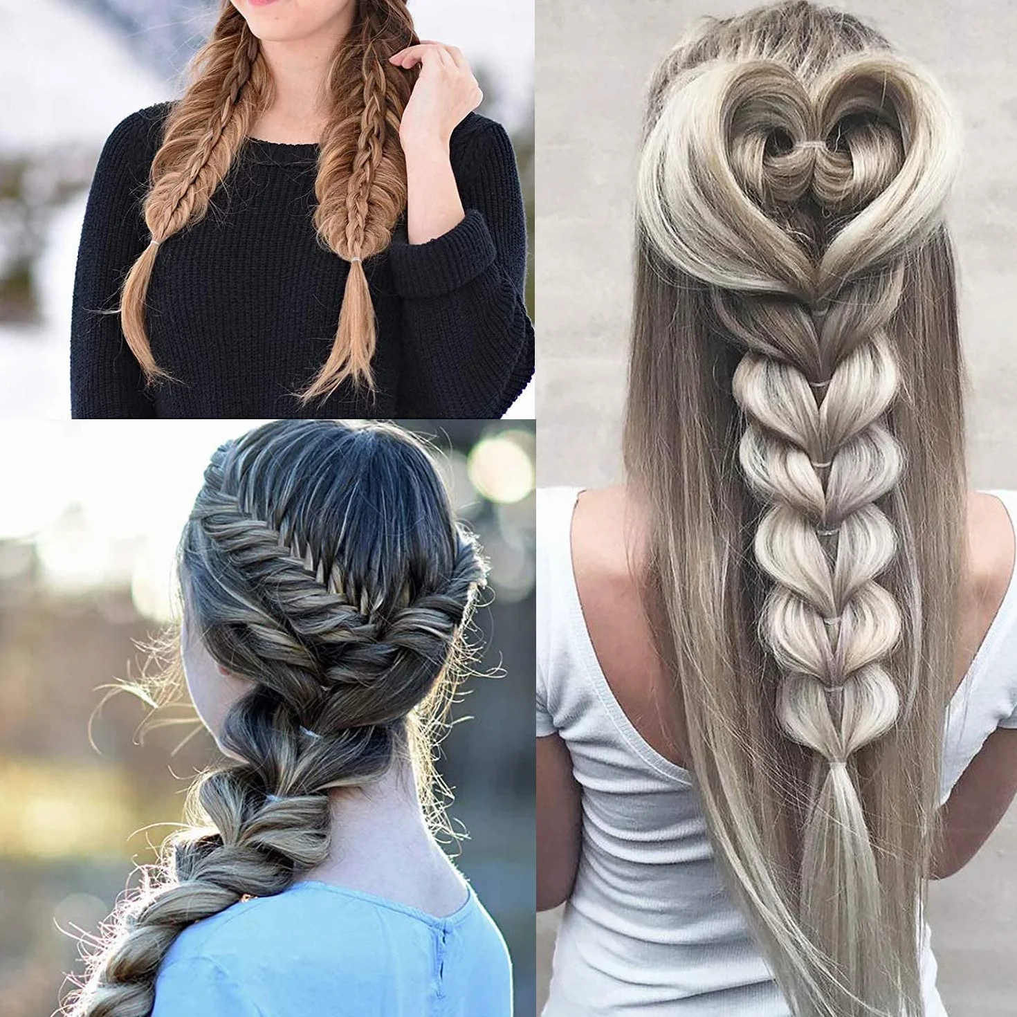 Mini Élastiques Transparents 300 Pièces, Petits Élastiques Cheveux Enfants Dreadlocks Mariage