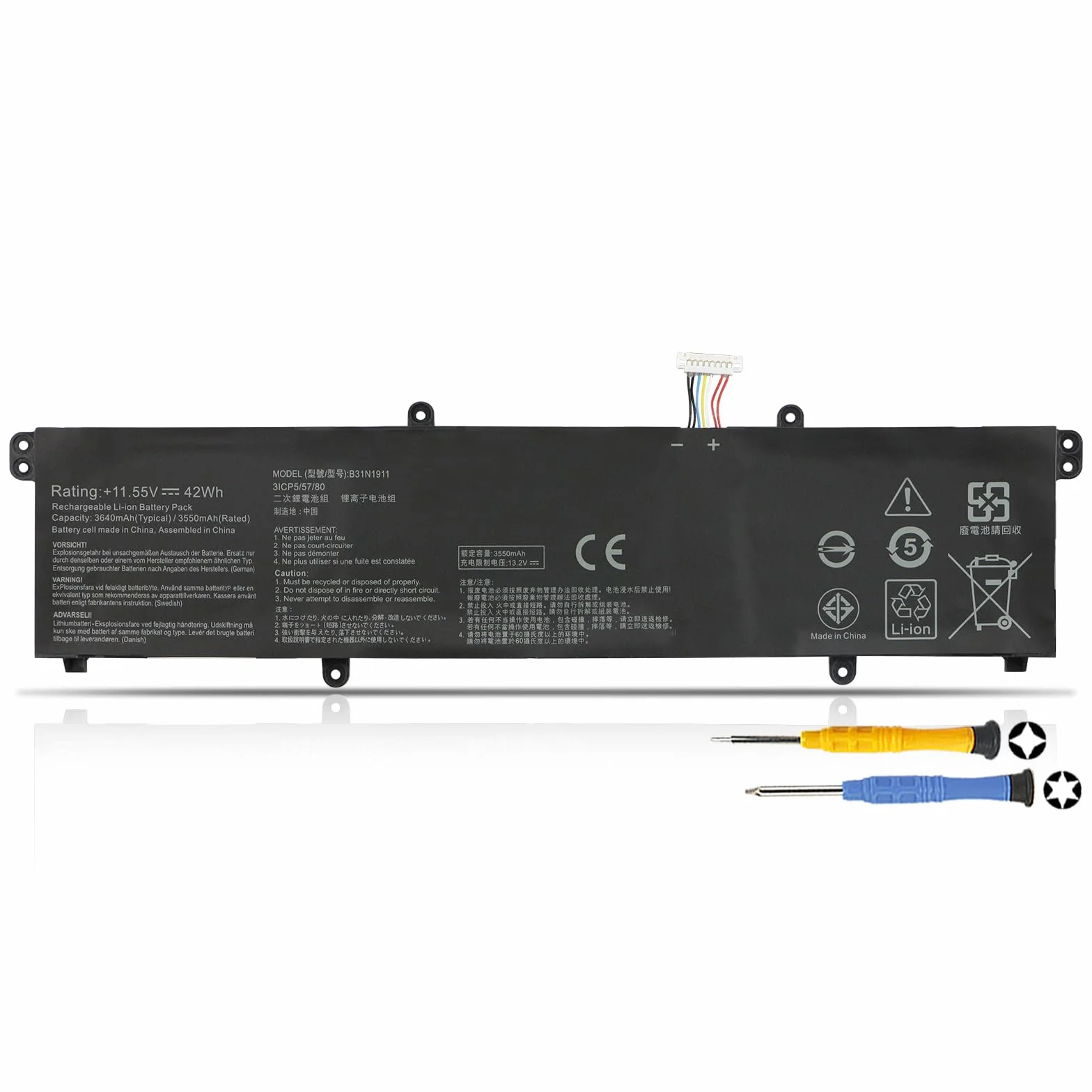 Batterie pour ASUS VivoBook Flip TP420 TM420 TP470 K413 X413 A1402 A1502
