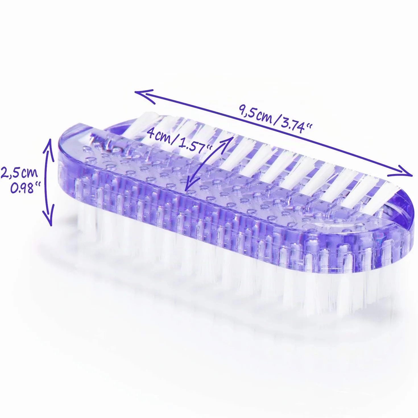 COM-FOUR® Brosse de Lavage des Mains 4 pièces - Brosses à Ongles Nettoyage Mains et Ongles